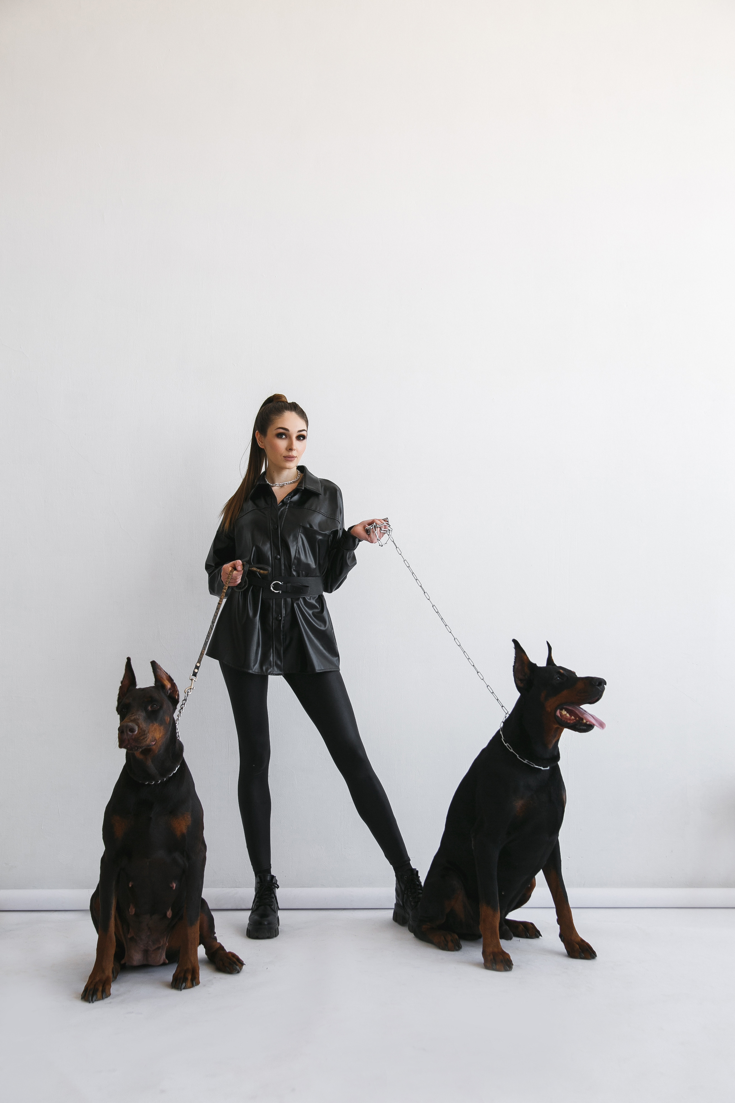 Фотосессия с доберманами. Фотограф Носова Марина