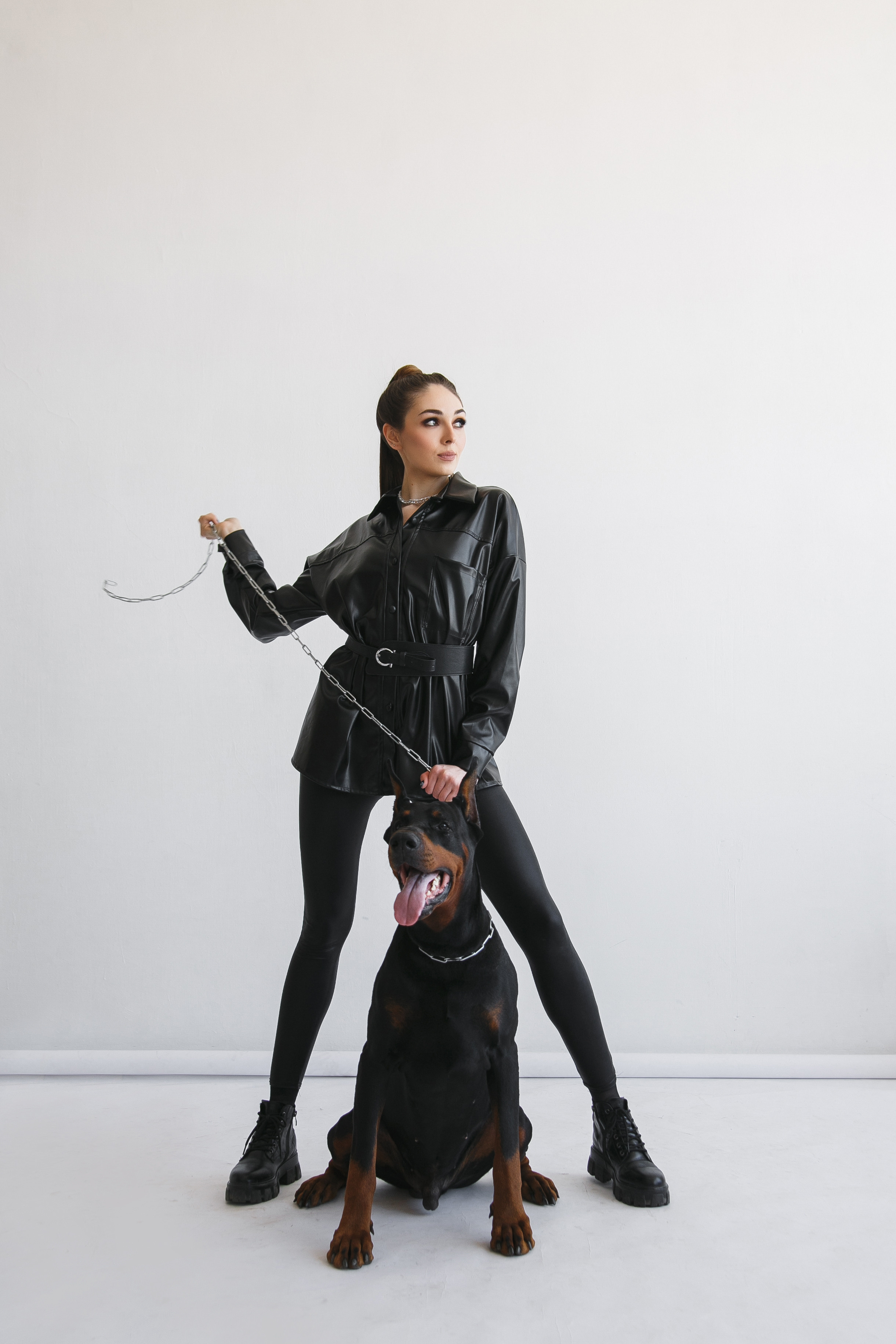 Фотосессия с доберманами. Фотограф Носова Марина