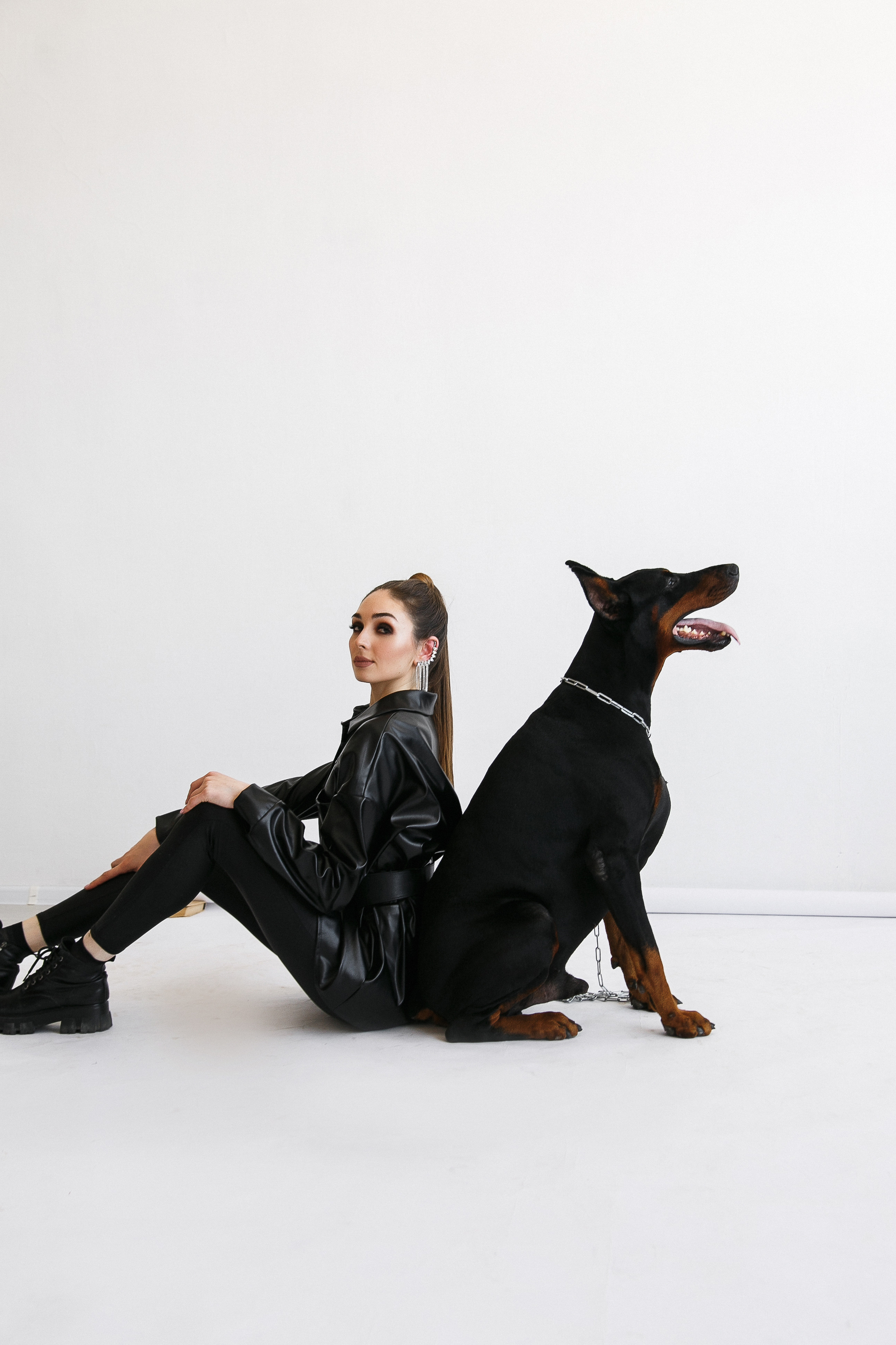 Фотосессия с доберманами. Фотограф Носова Марина