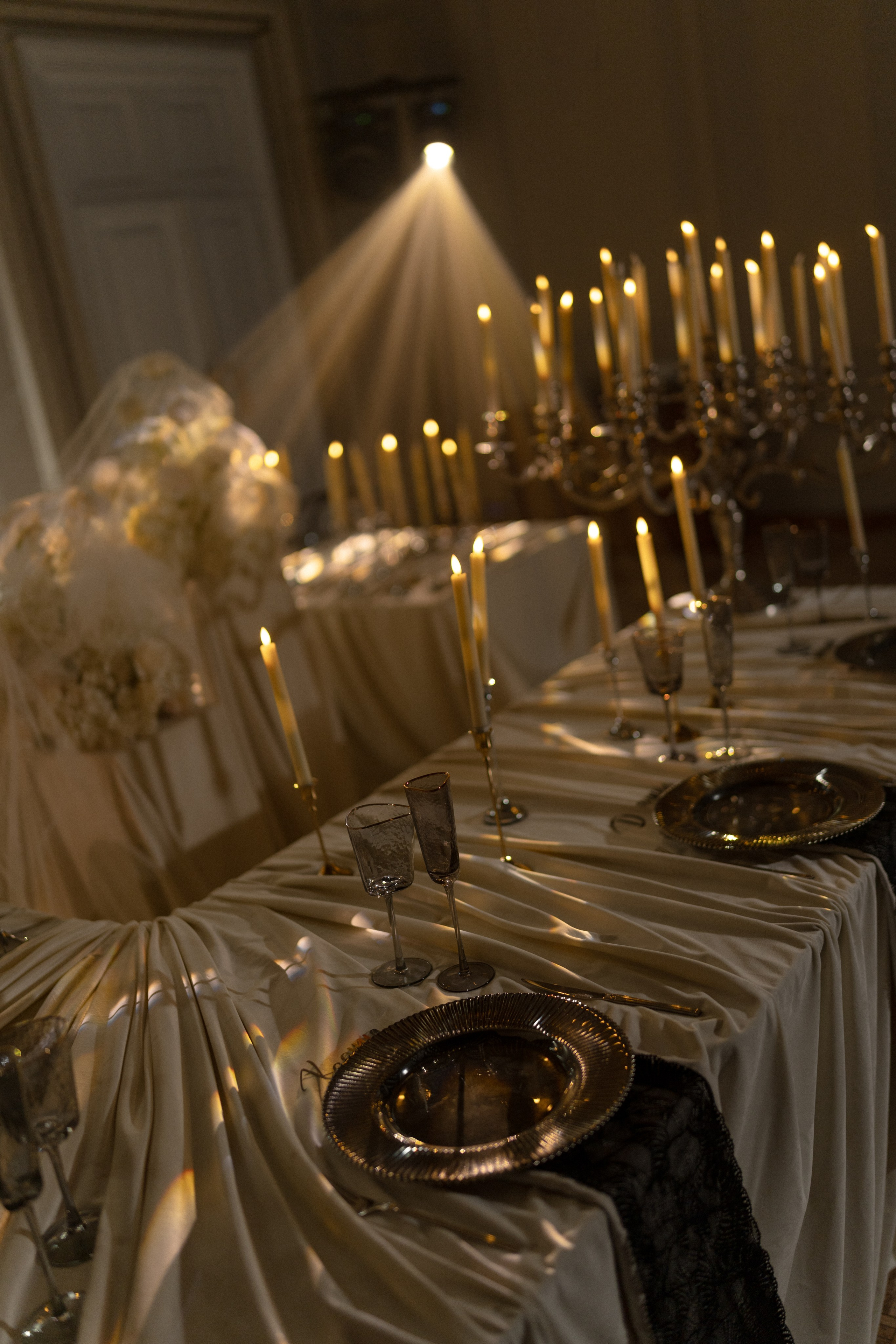 Ужин при свечах. Свадебный и репортажный фотограф Москва