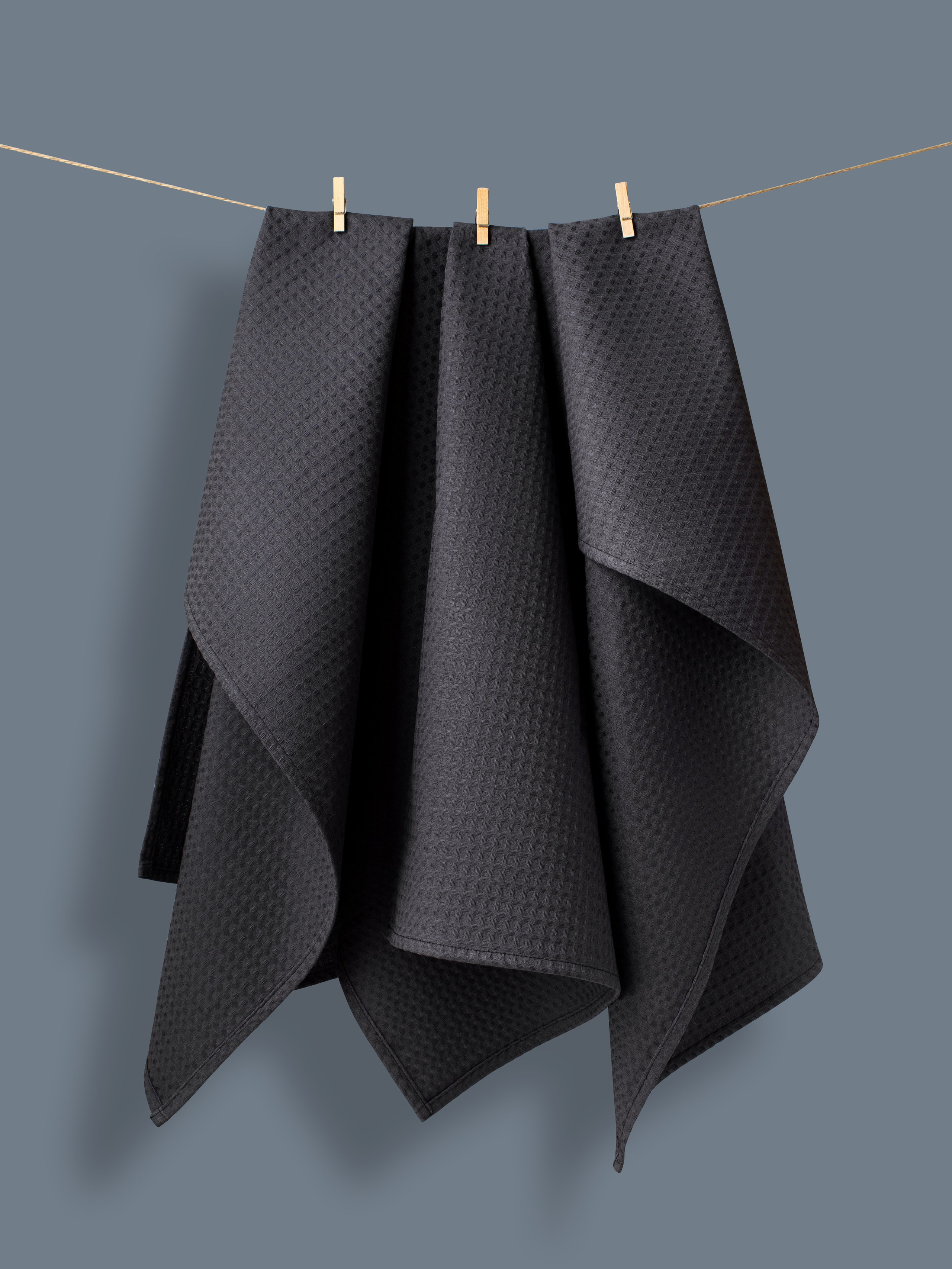 Кухонные вафельные полотенца