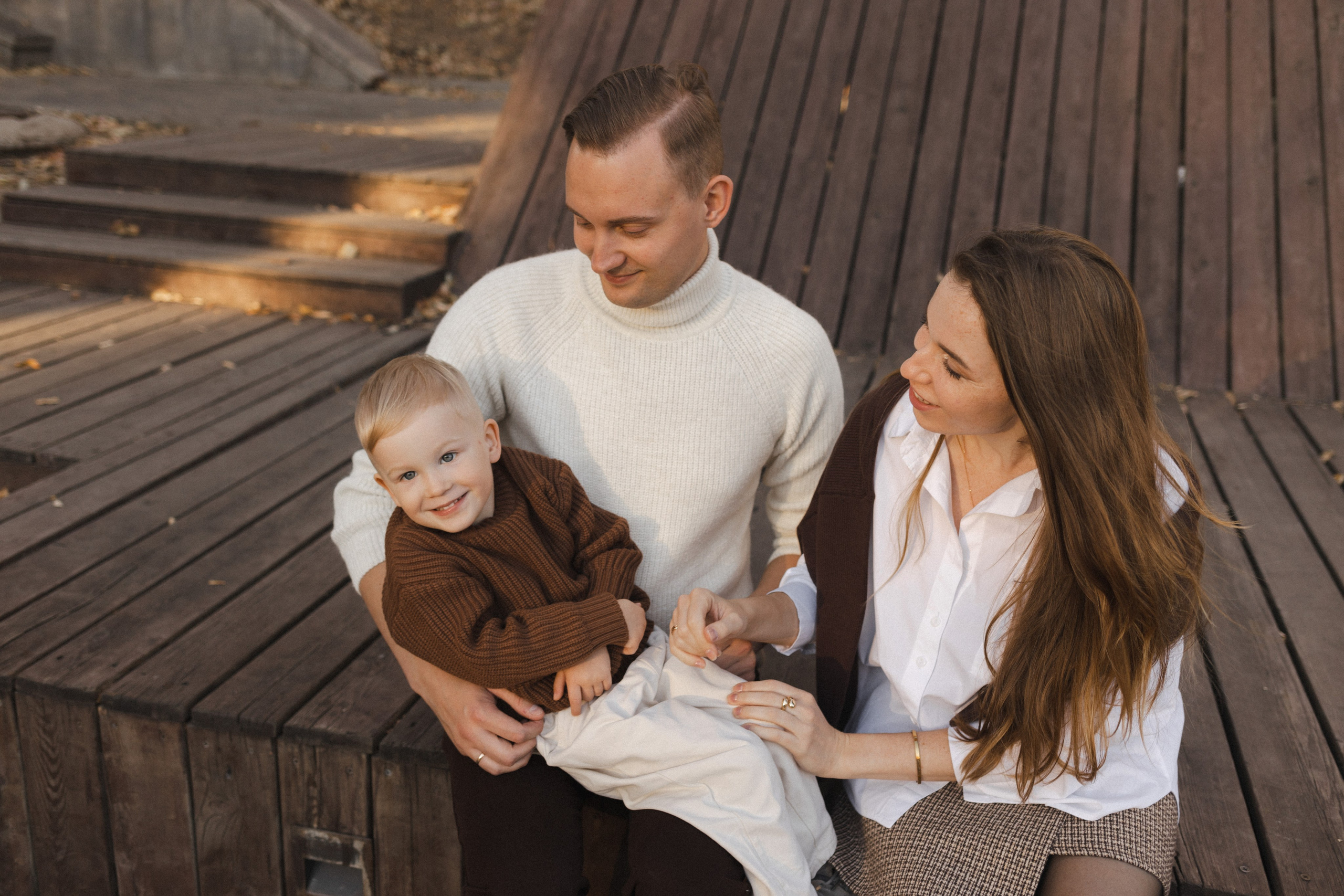 Илья, Марина и Максим. Семейный фотограф в Москве