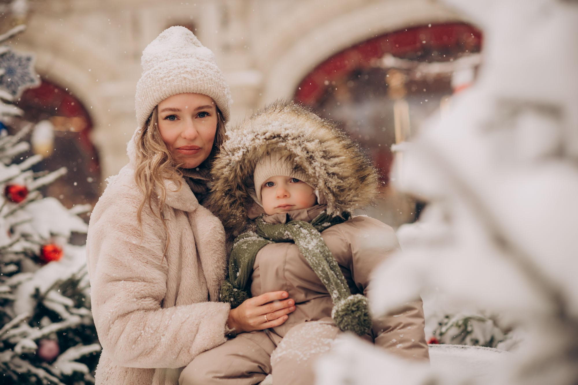 Новогодние фотосессии в центре Москвы. Семейный фотограф в Домодедово и Москве Елена Пичугина