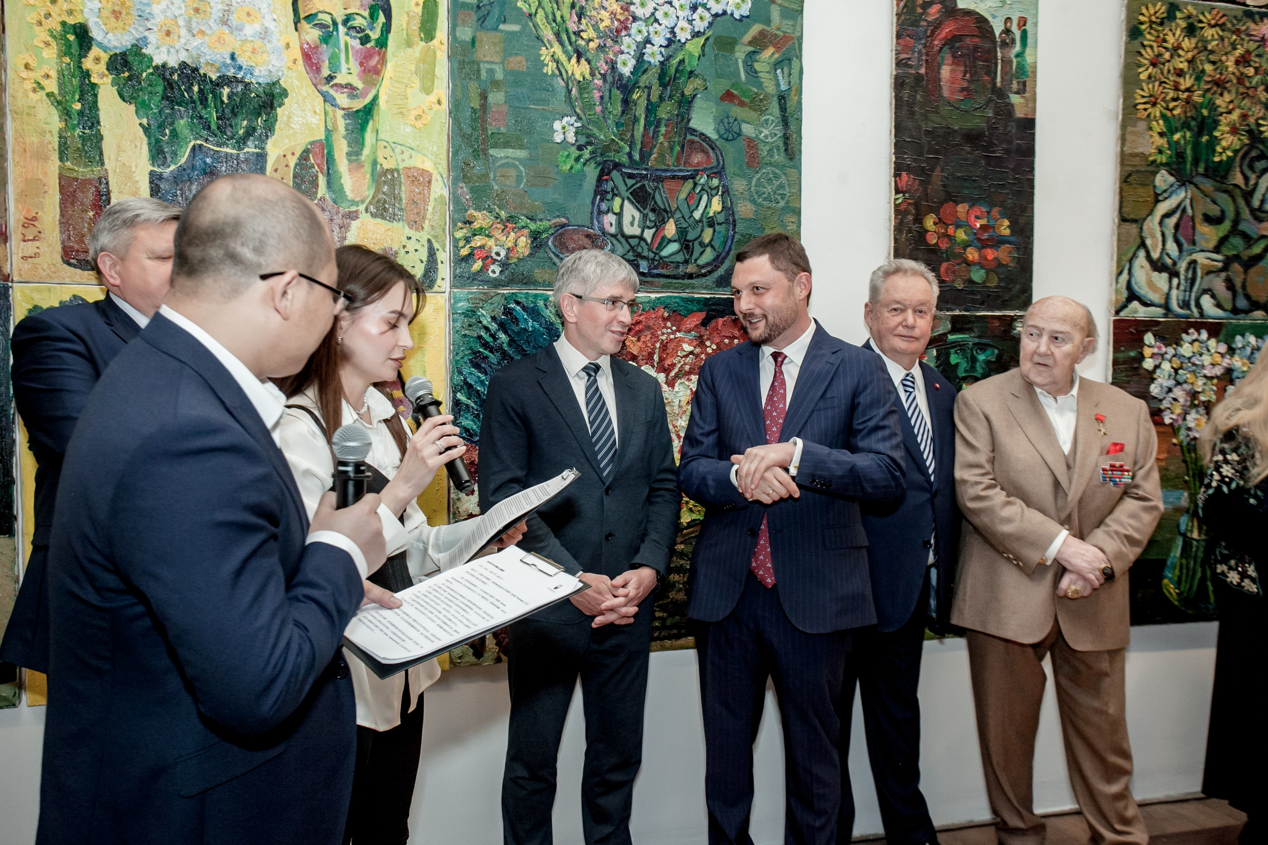 Открытие выставки Зураба Церетели. Art photographer Nino