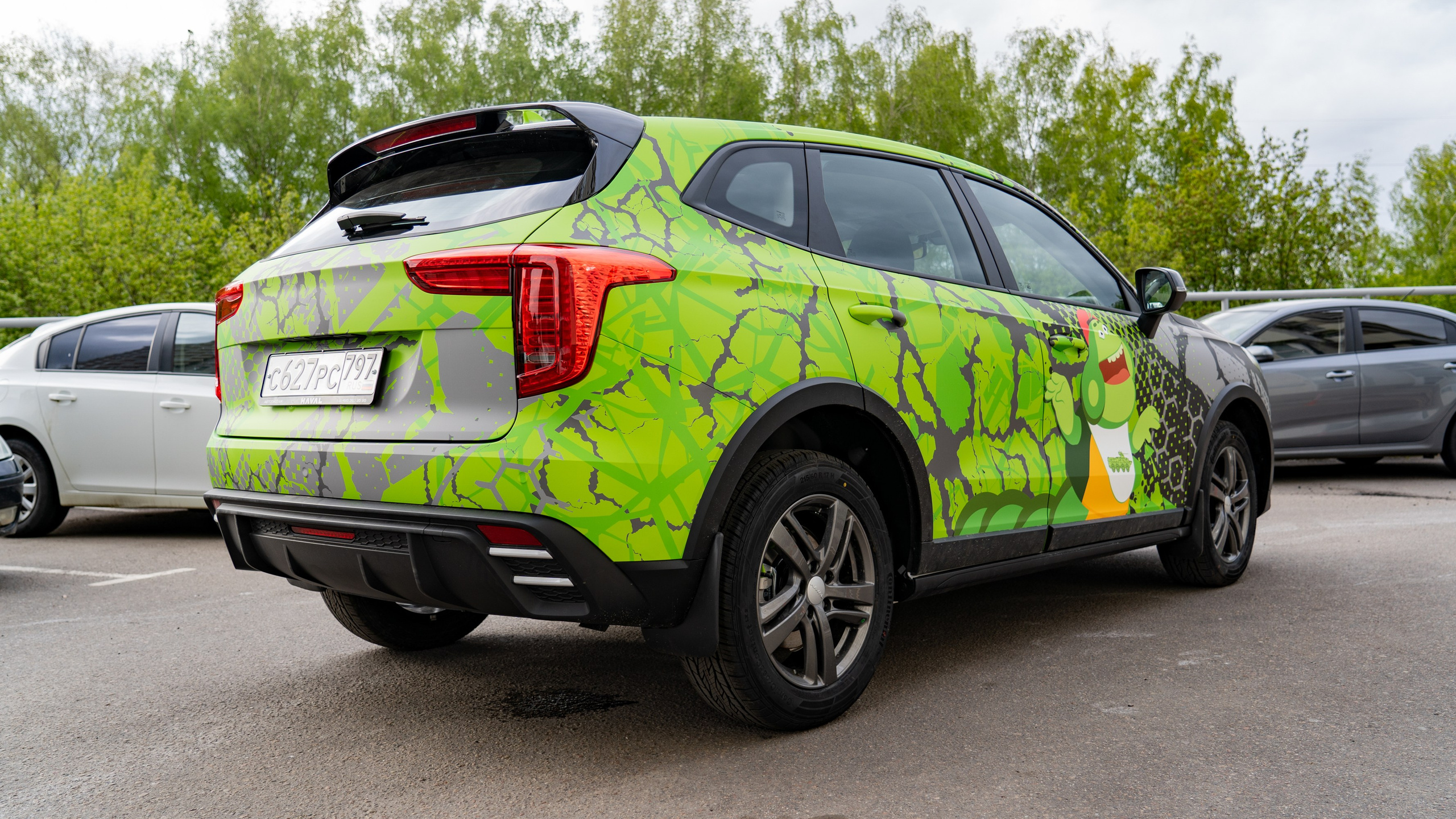 Винилография на Haval Jolion. Студия дизайна и оклейки авто Barmaley Design