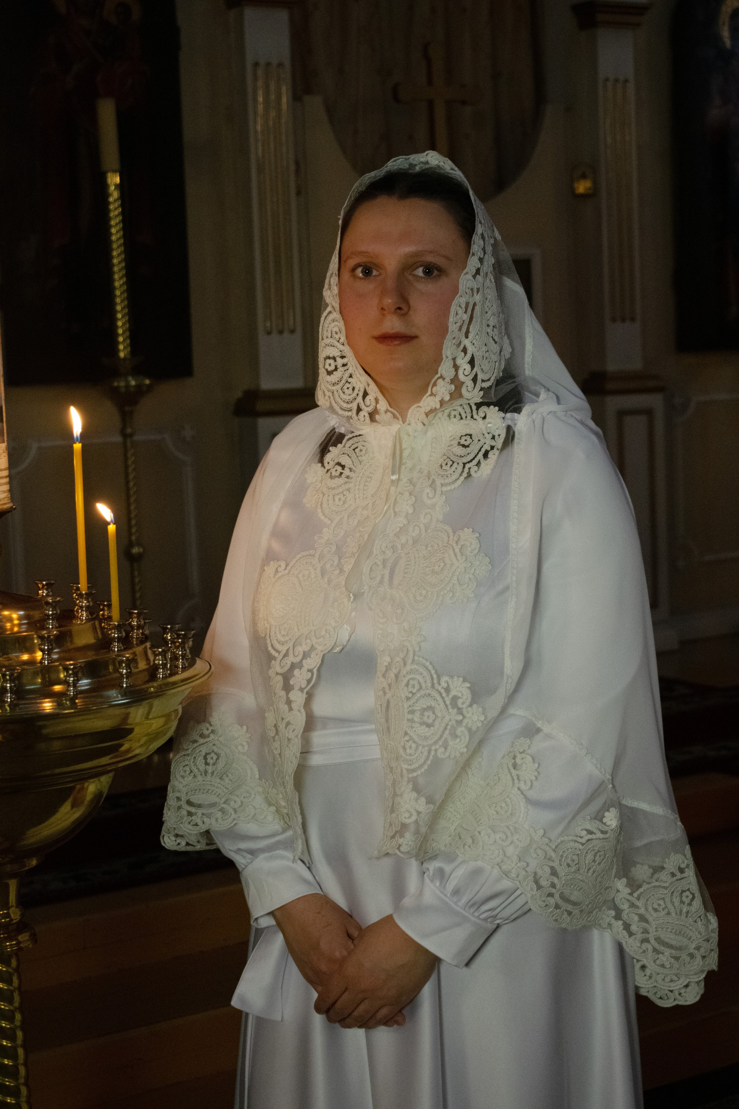 Свадебная фотосессия венчания. Фотосъемка в карельском храме г. Сортавала.