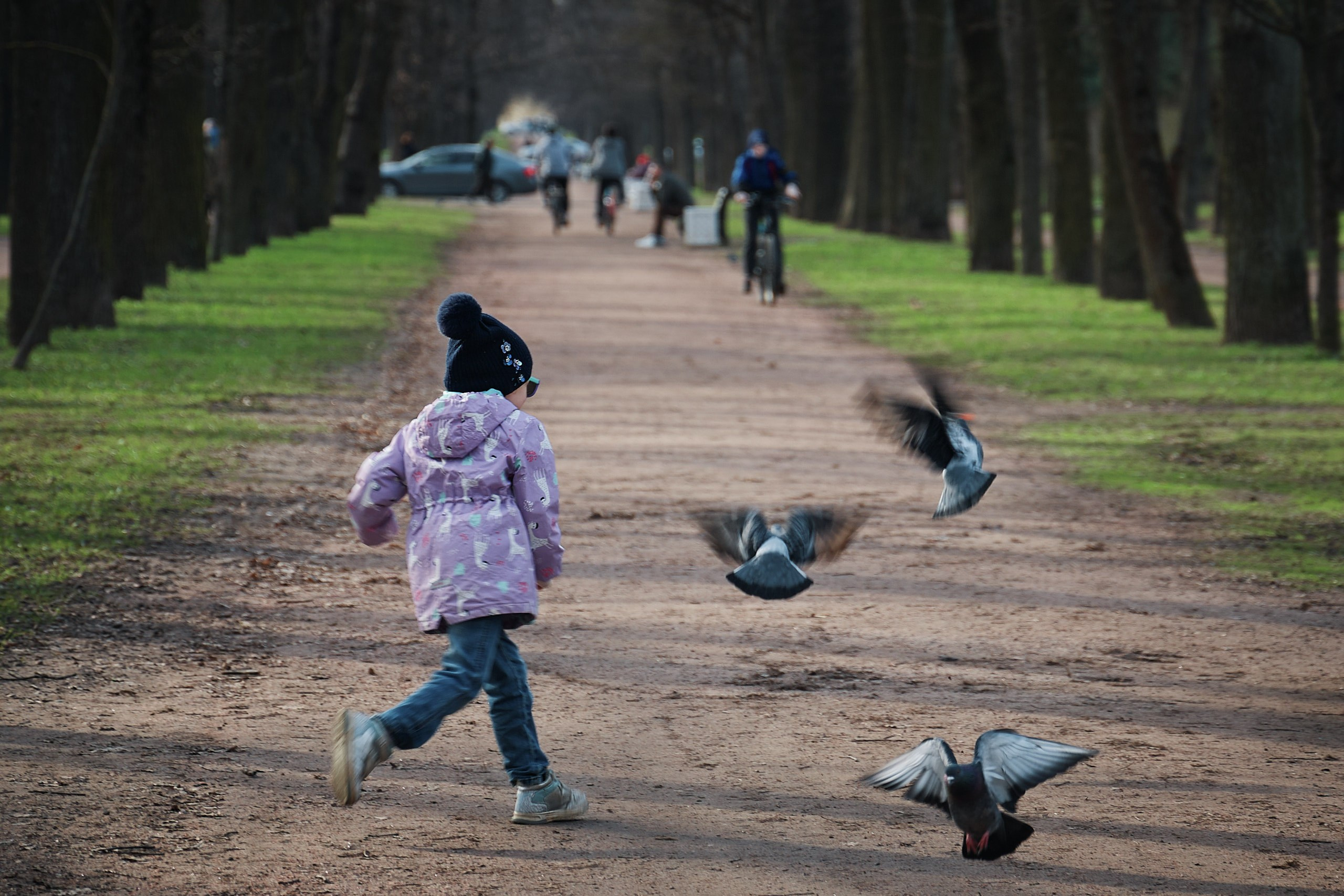Прогулка по Царскому селу (Октябрьский бульвар). Фотограф Валерий Сабрам