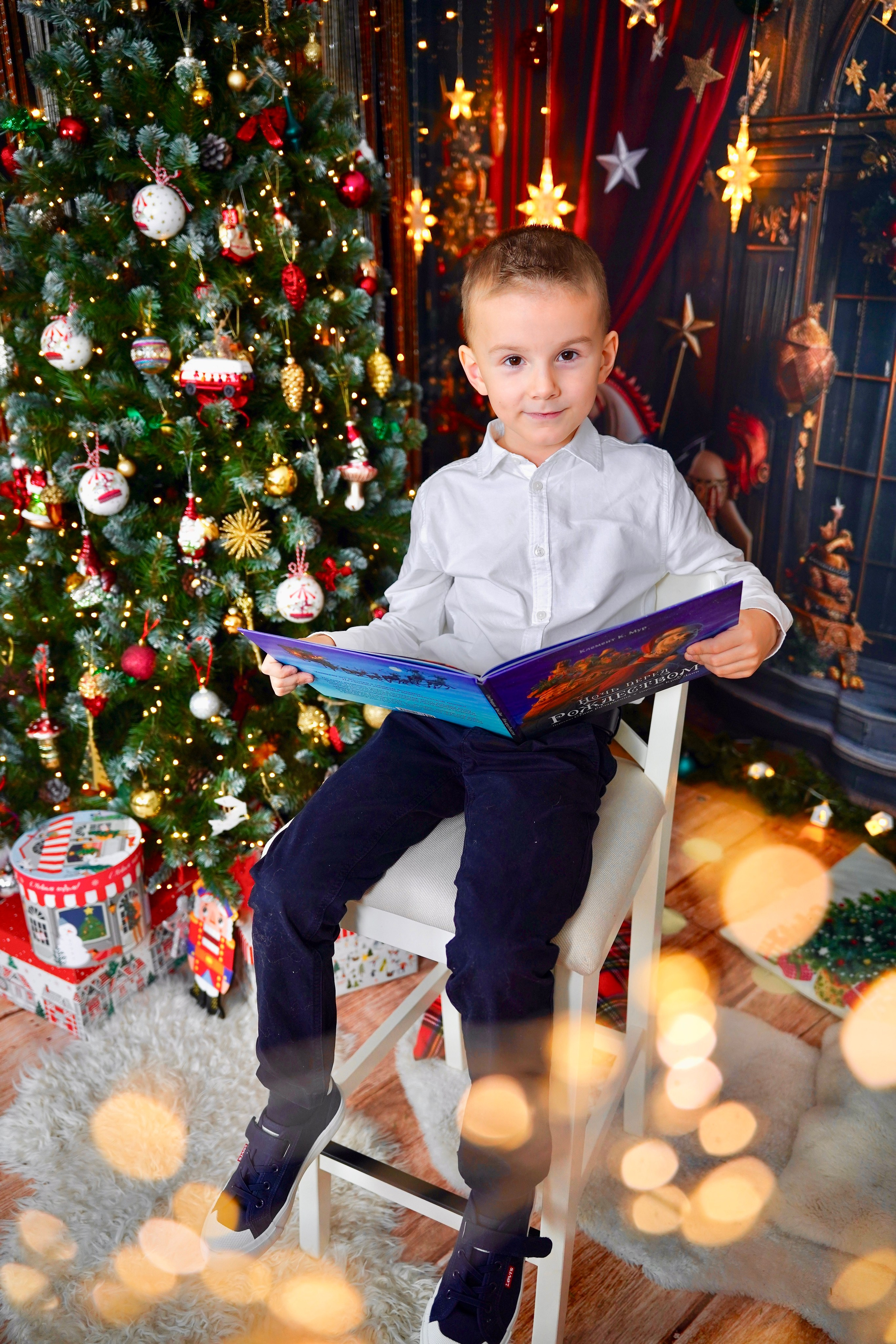 Новогодний фотопроект 2025 № 4. Семейный и детский фотограф Александра Гвоздикова