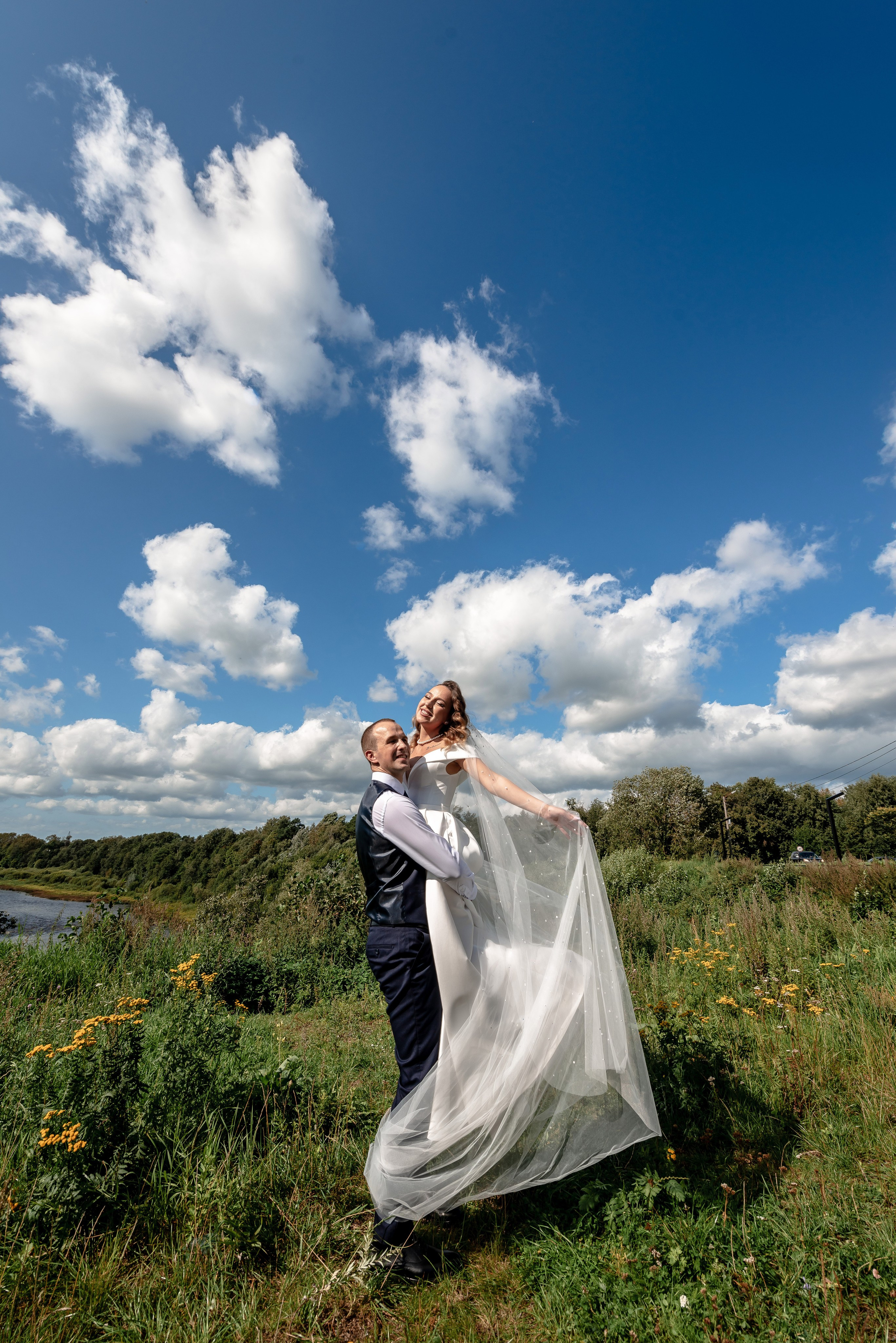 Людмила и Михаил (свадебная прогулка и регистрация в г. Кингисеппе). Портретный, семейный и свадебный фотограф в Санкт-Петербурге и в Пушкине Ширяев Денис