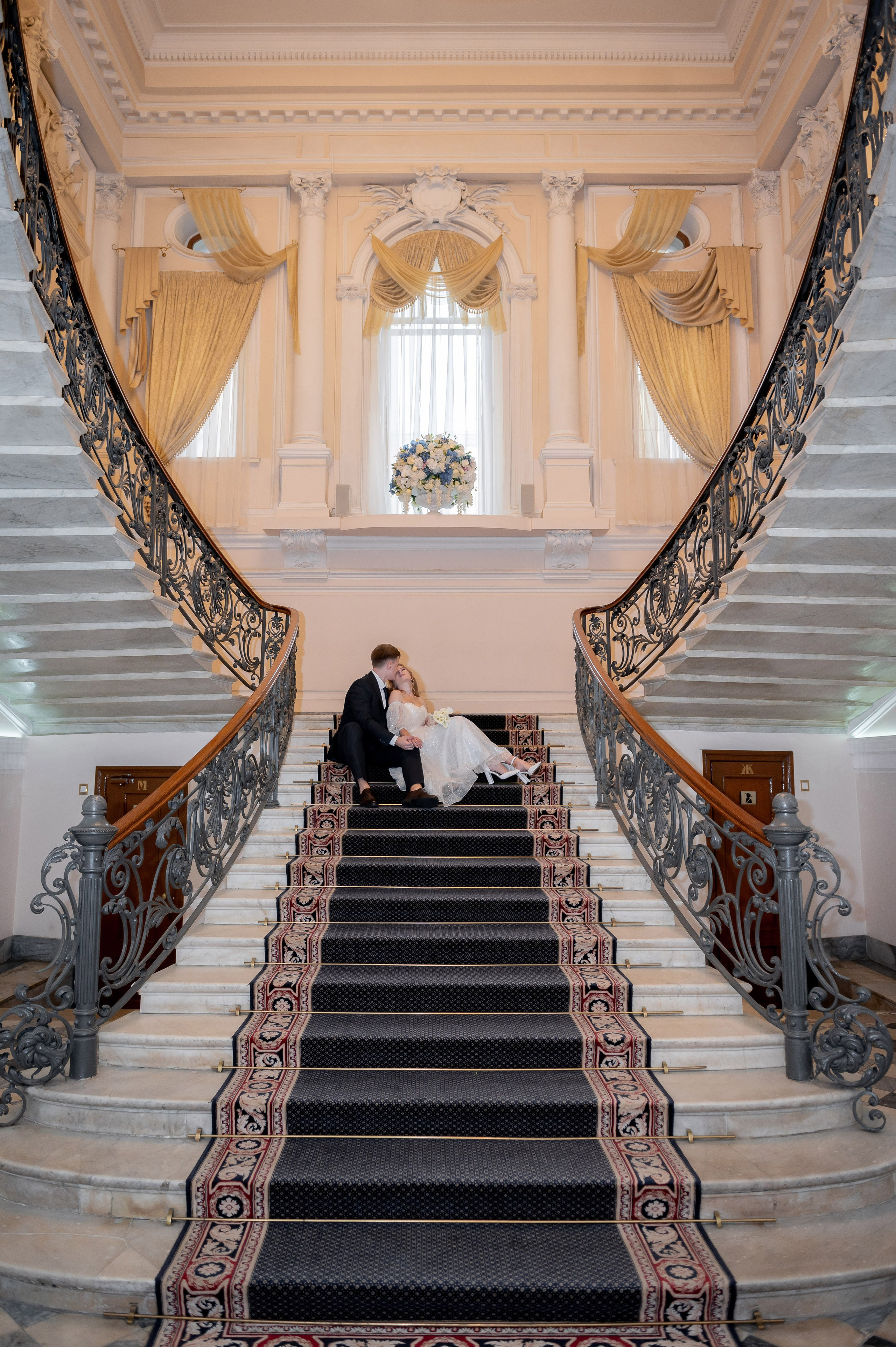 Анастасия и Михаил (Второй Дворец Бракосочетания на Фурштатской улице 52, фотосессия в Таврическом парке). Портретный, семейный и свадебный фотограф в Санкт-Петербурге и в Пушкине Ширяев Денис