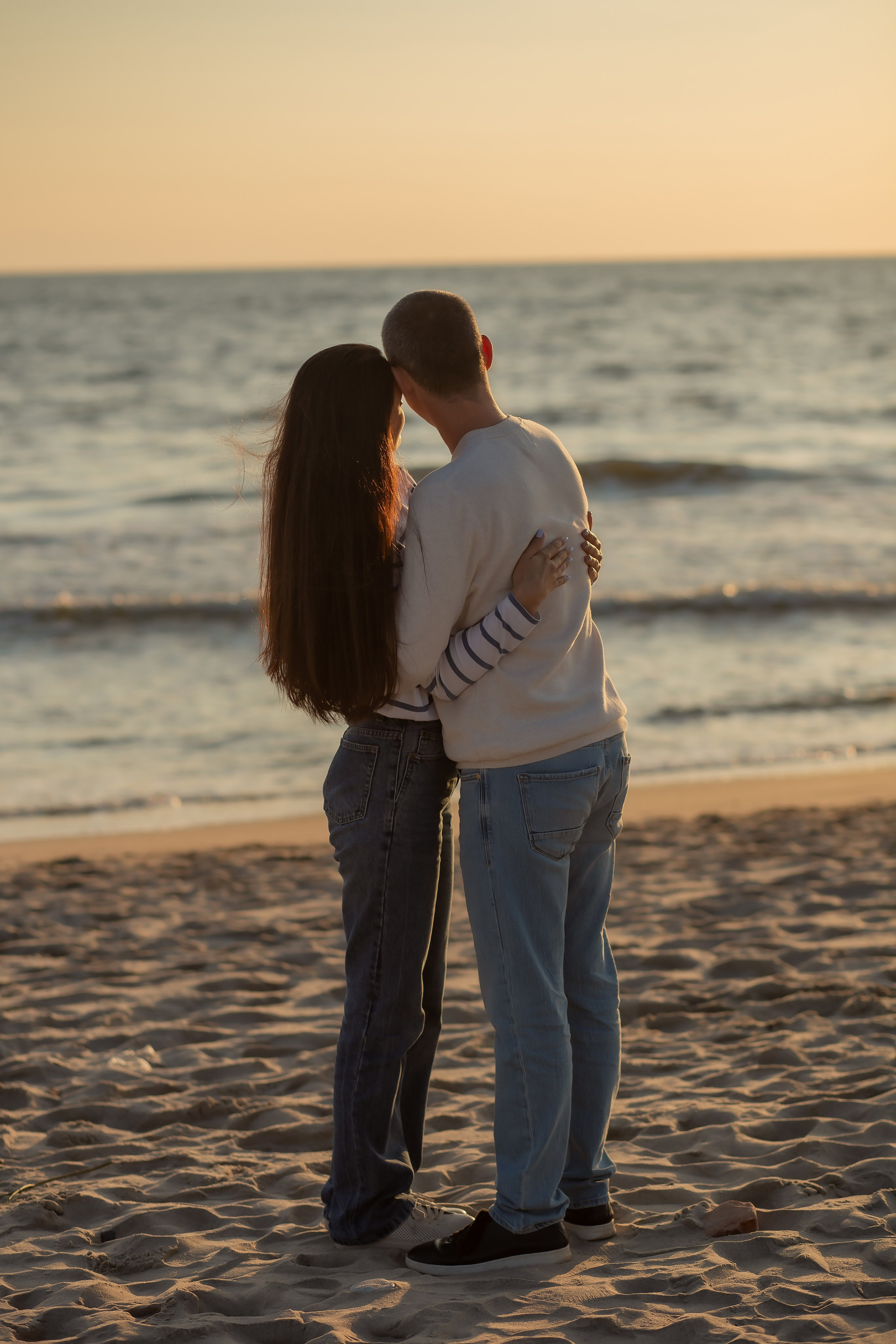 Павел и Татьяна. Закат в Янтарном. Фотограф в Калининграде Решетникова Алина