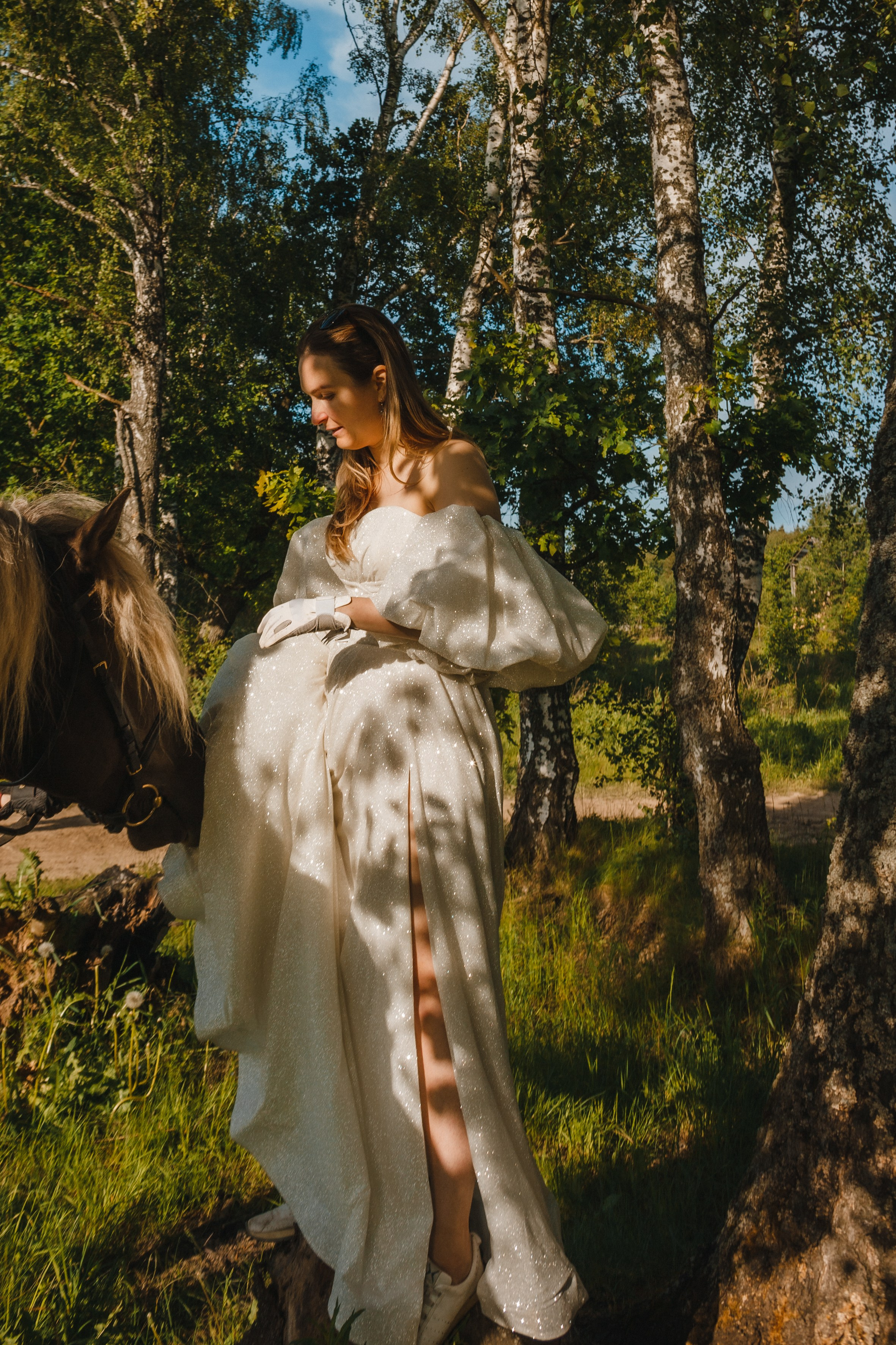 Невеста на закате (портрет). Портретный и репортажный фотограф в Москве, Ольга Ларема