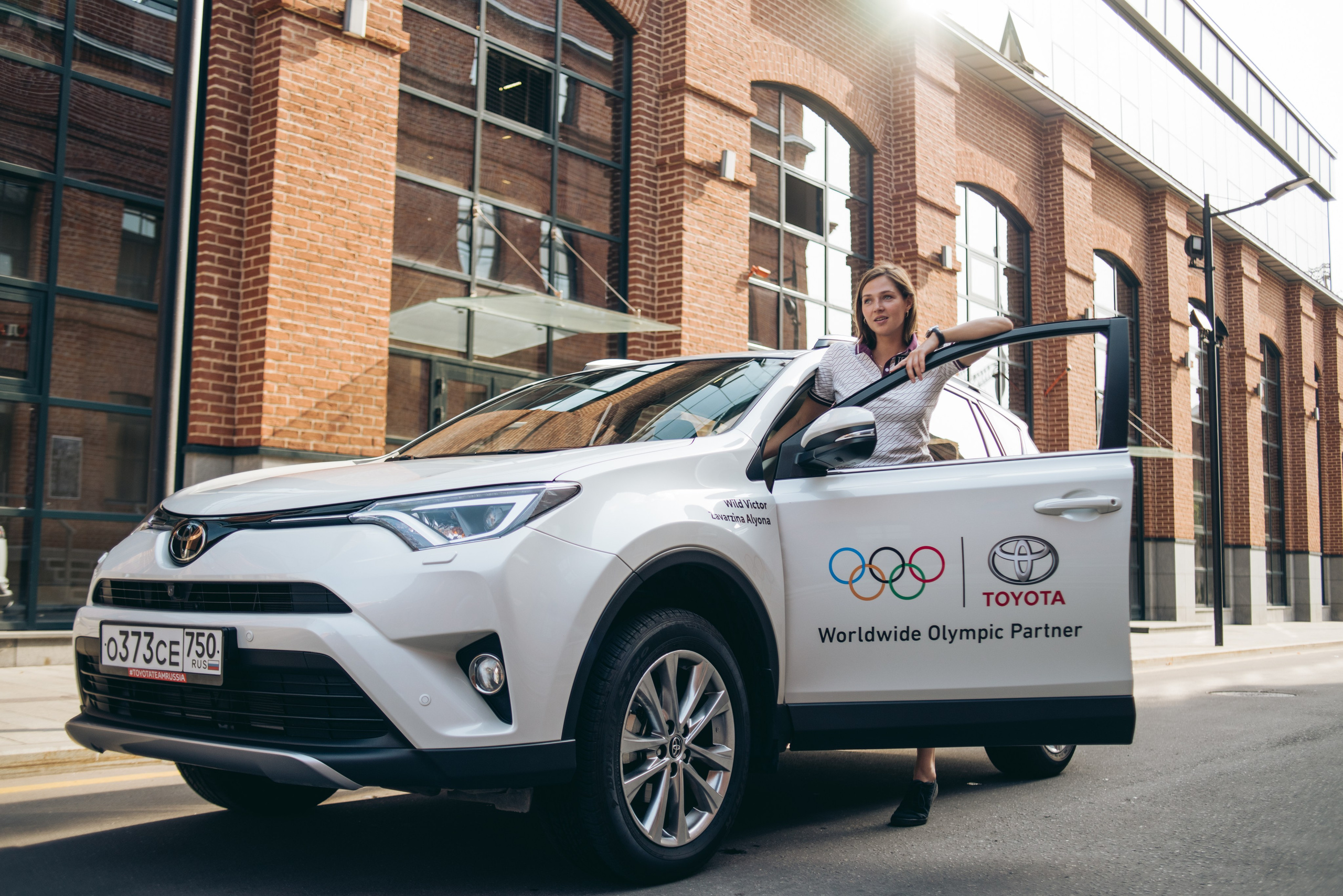 Атлеты Toyota Team Russia. DeLorein