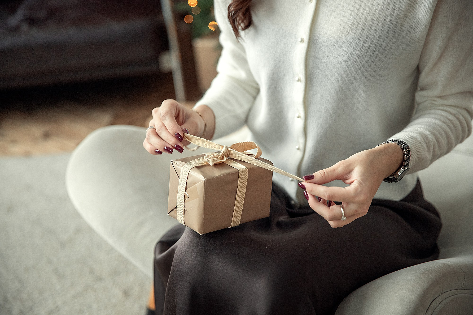 Новогоднее тепло семьи. Фотограф Самара Александр Солнечный