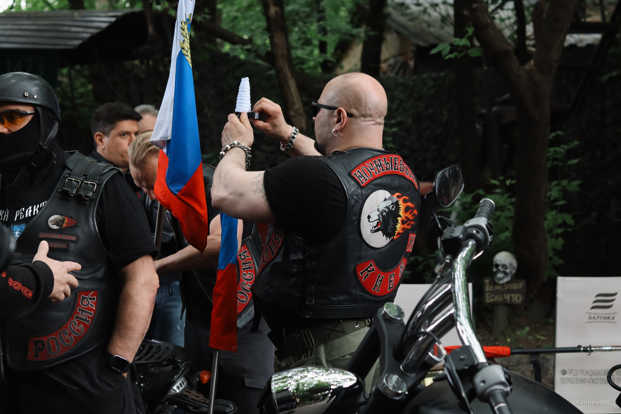 36-ти летие мотоклуба «Ночные Волки». Репортажный фотограф в Москве и Зеленограде Karina-vozd