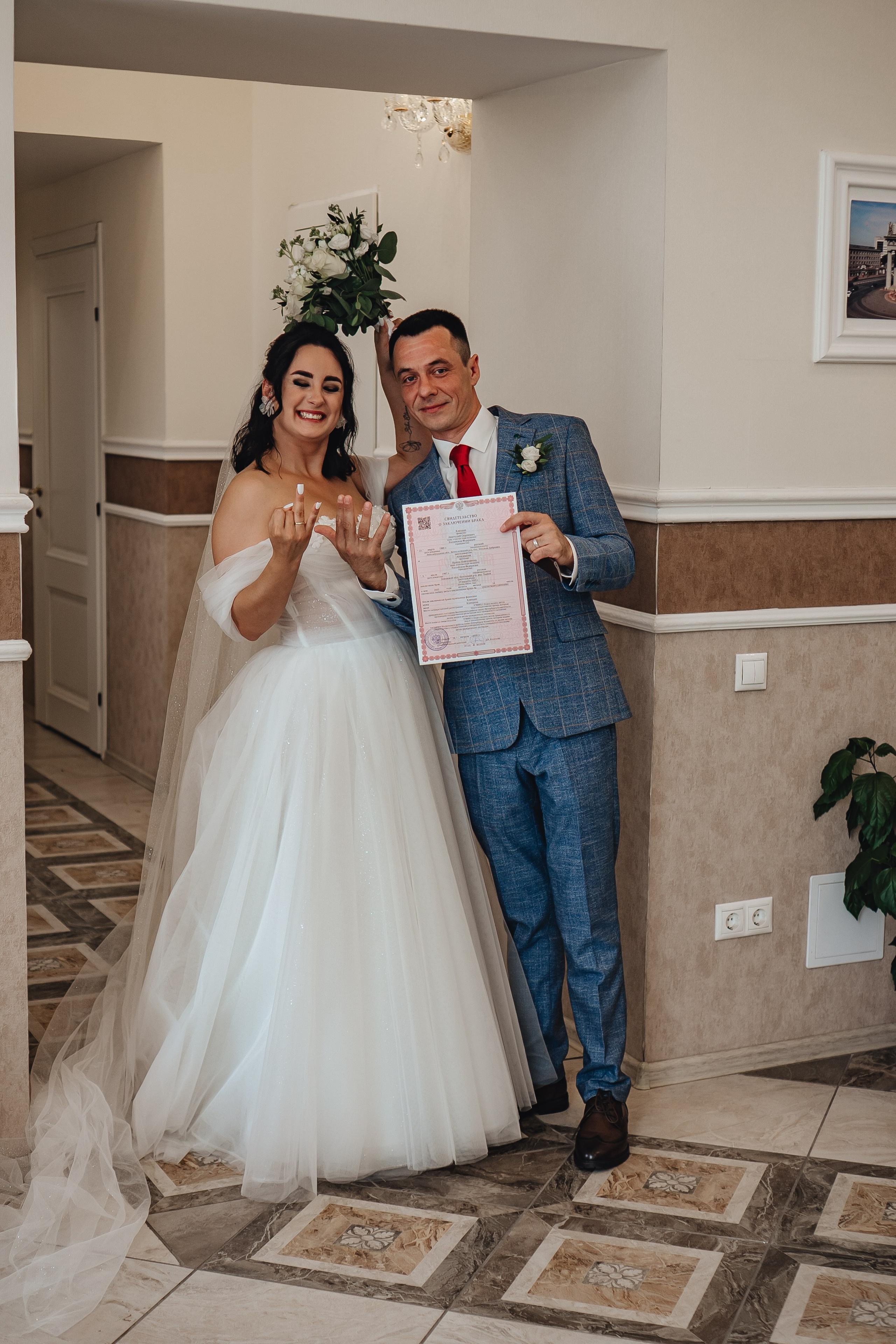 СВАДЕБНАЯ СЬЕМКА В ЗАГСЕ НА МОСКОВСКОМ ПРОСПЕКТЕ. Профессиональный фотограф, Санкт-Петербург — Виктория Богомолова