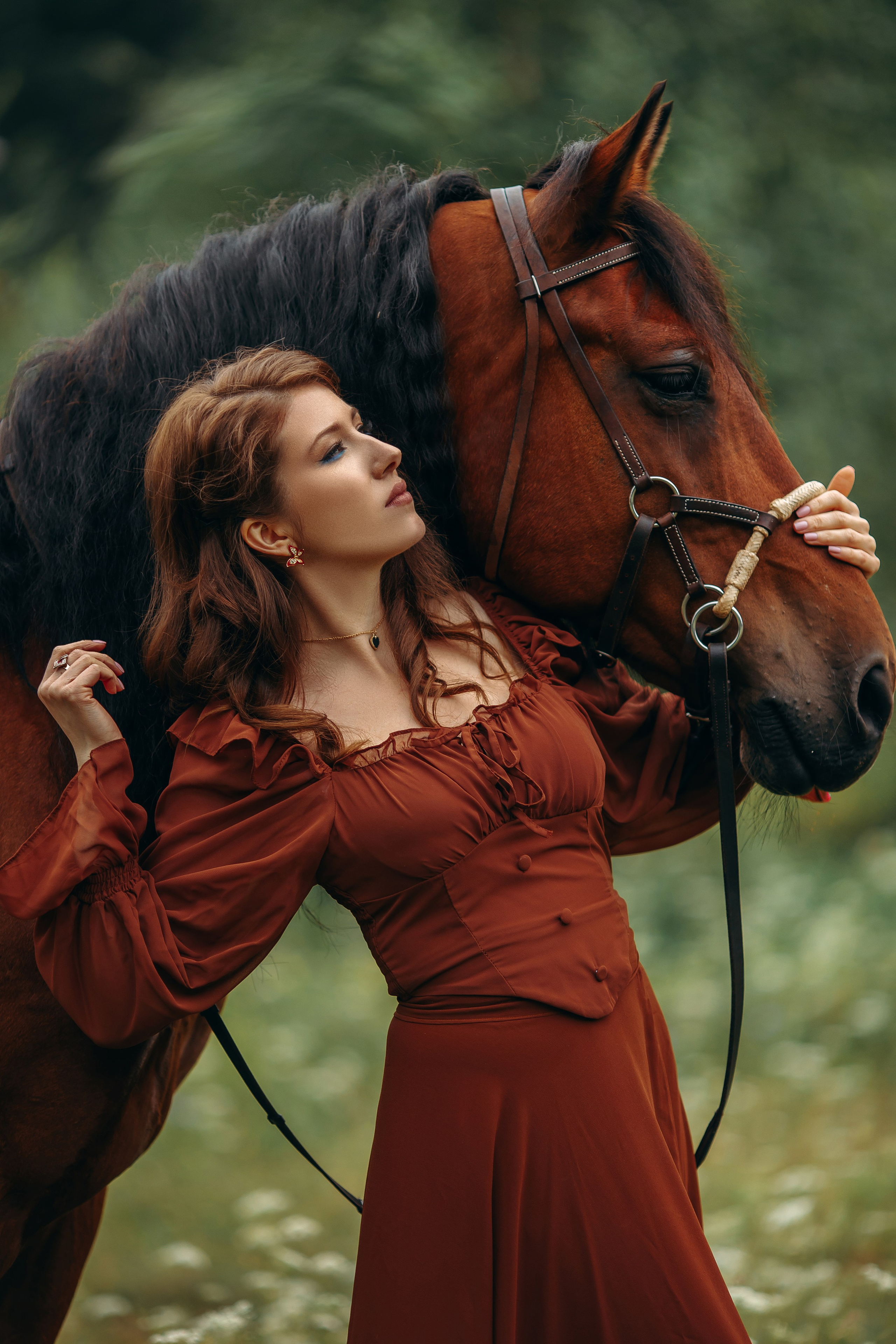 Елена и Талисман. Анна Молчанова конный фотограф в Тюмени | фотосессии с лошадьми Тюмень