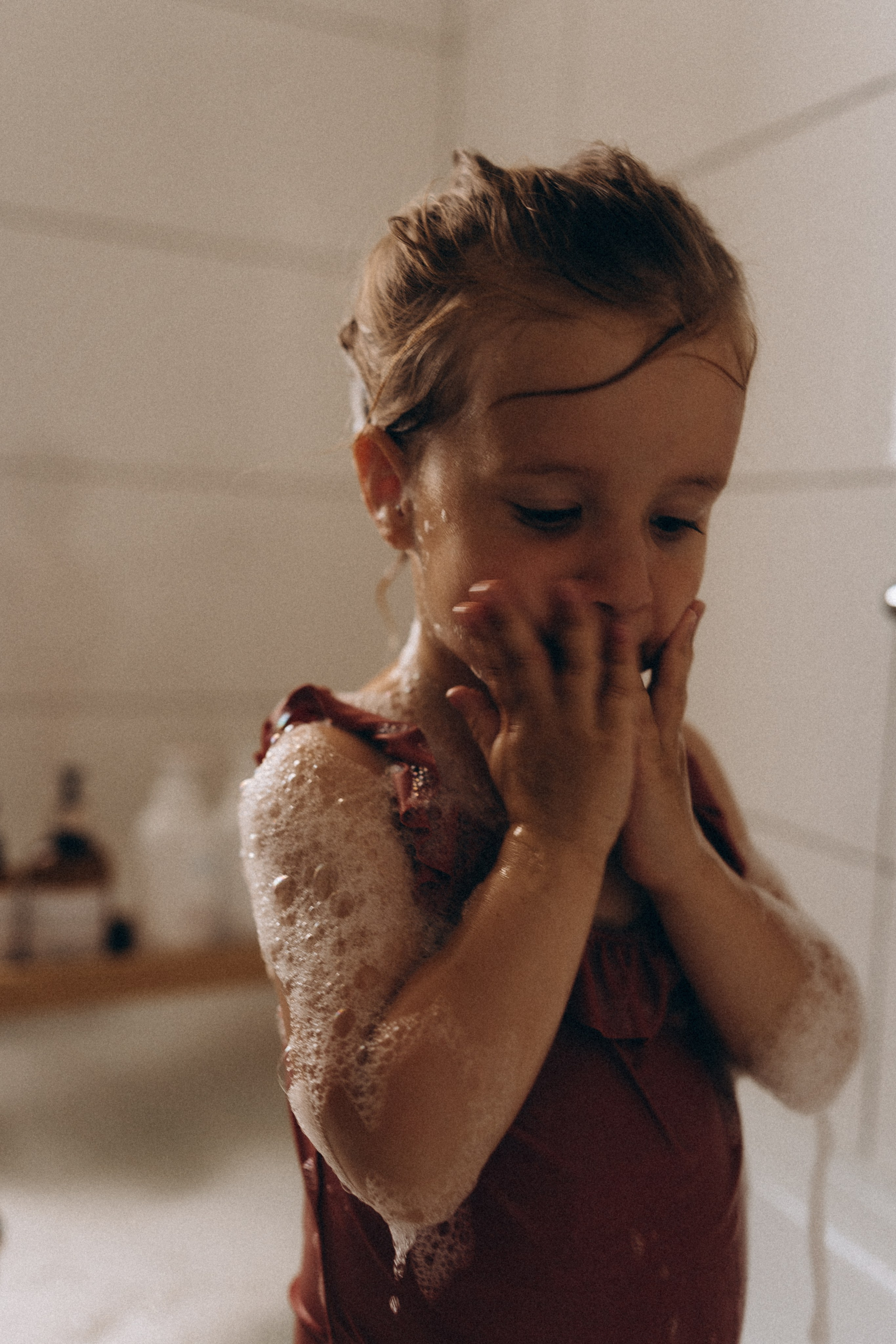 …и мама сделала пенную ванну. Семейный и домашний фотограф в Уфе Ирина Гарасюта