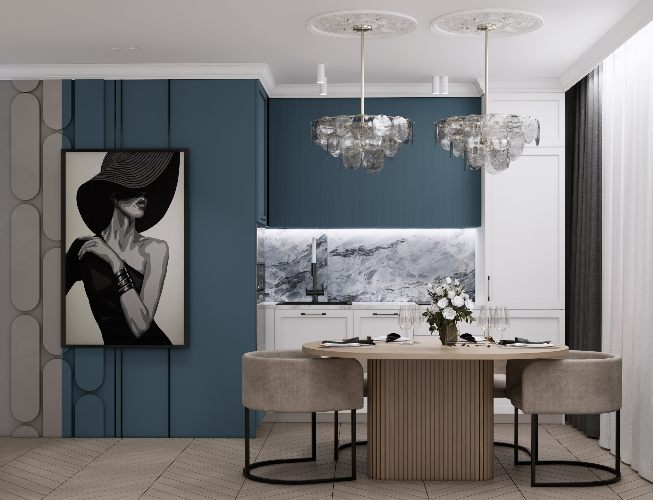 Нижегородская, 55 м². Главная