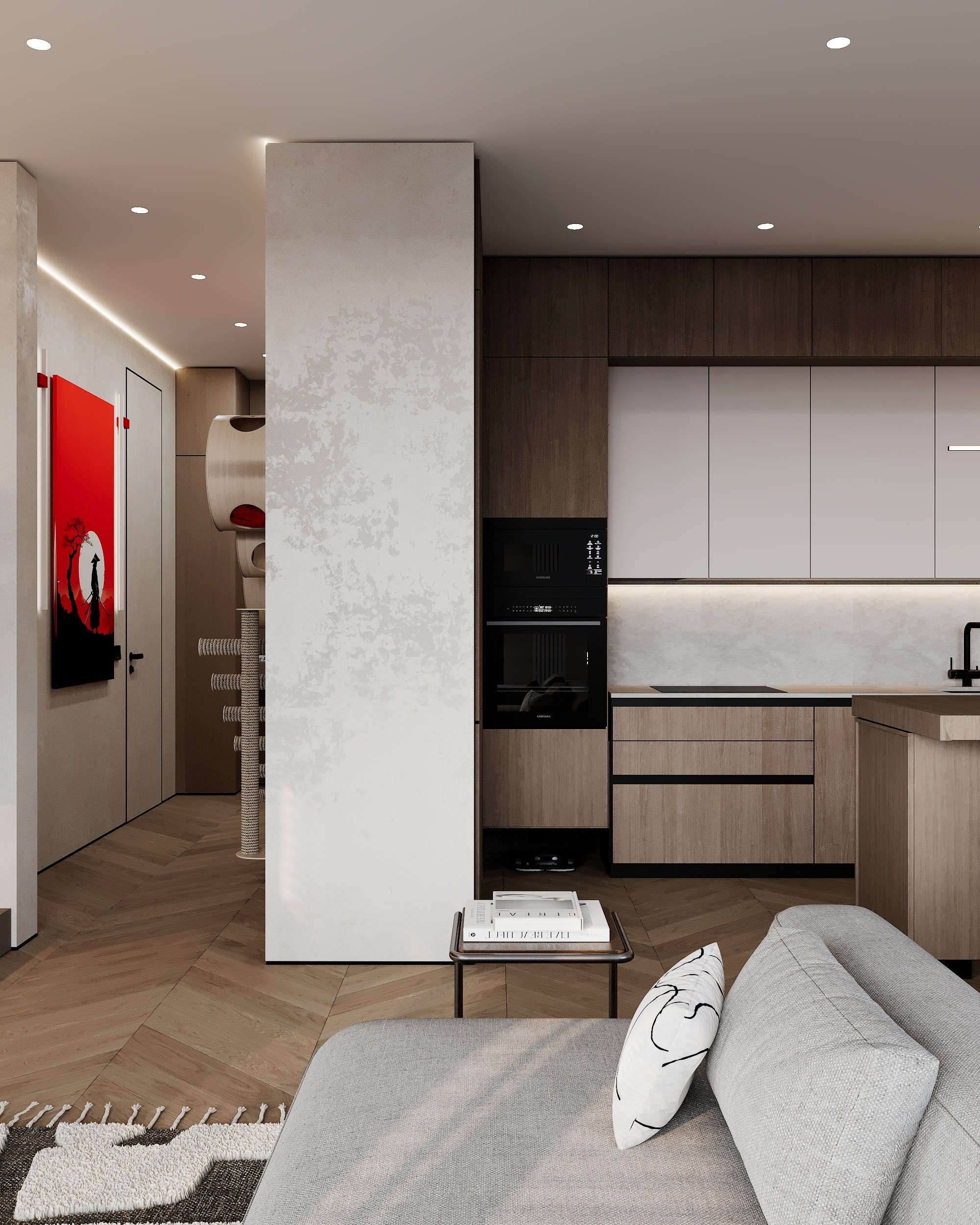 ЖК Легенда Черная речка 41/Санкт-Петербург/ 82 кв. м. Ксения Барабаш дизайнер интерьера в Санкт-Петербурге