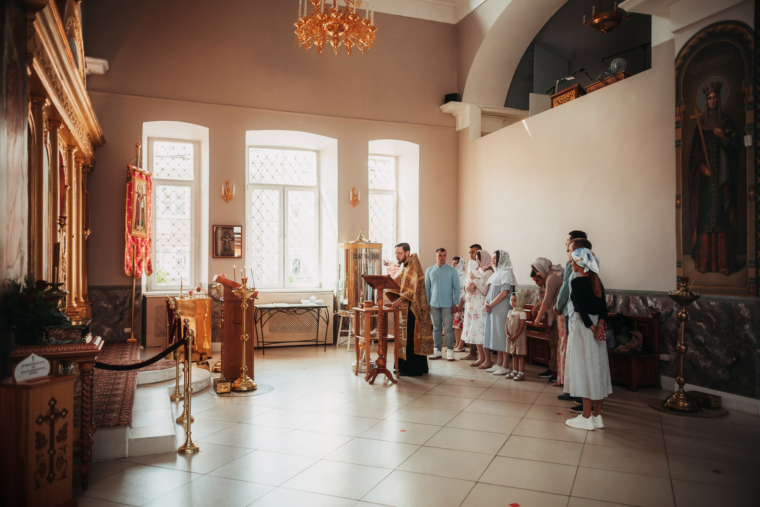 Крещение Златы. Алёна Хомич. Свадебный и семейный фотограф Коломна, Москва