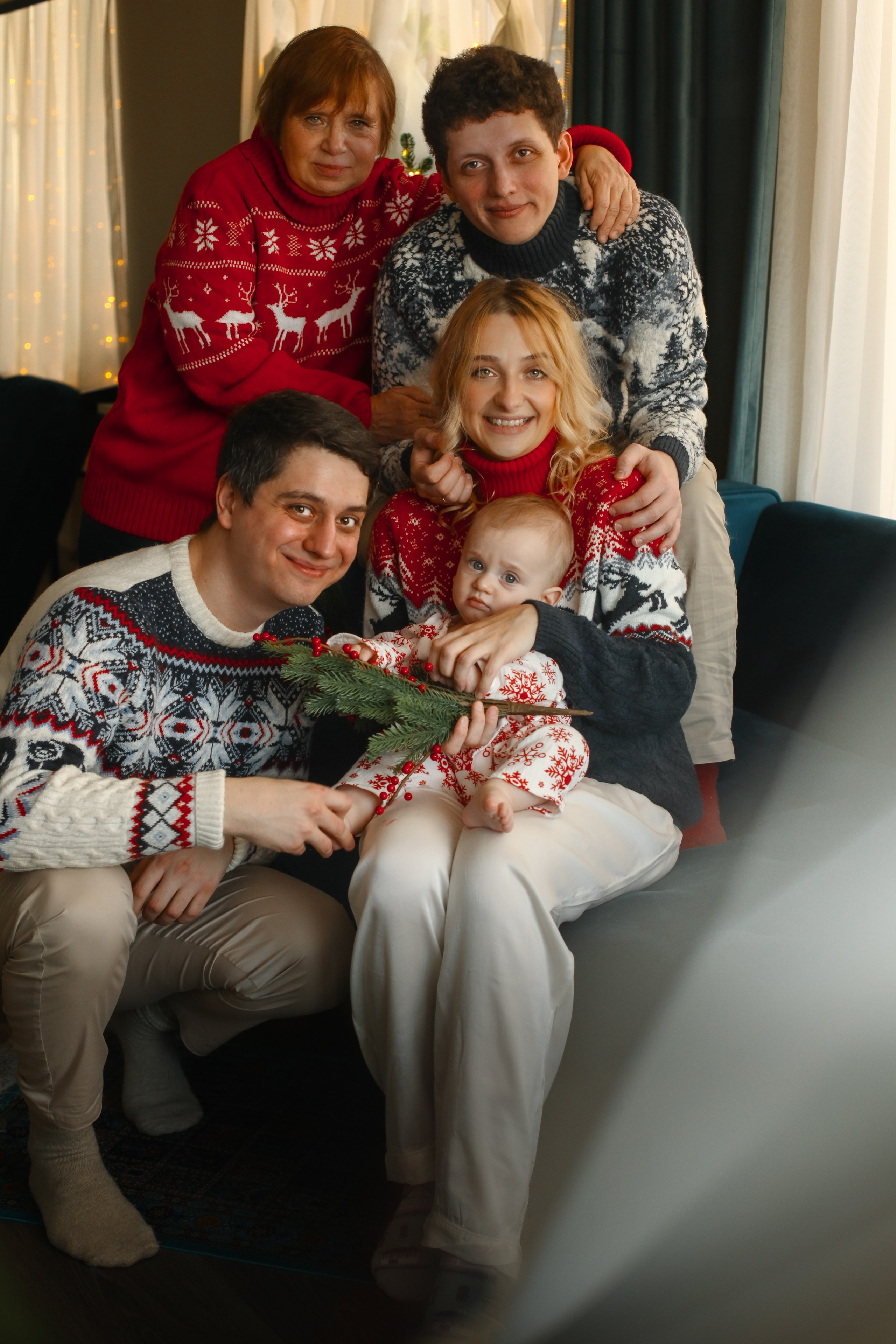 Новогодняя. Фотограф новорожденных в Москве и области Анастасия Холманская