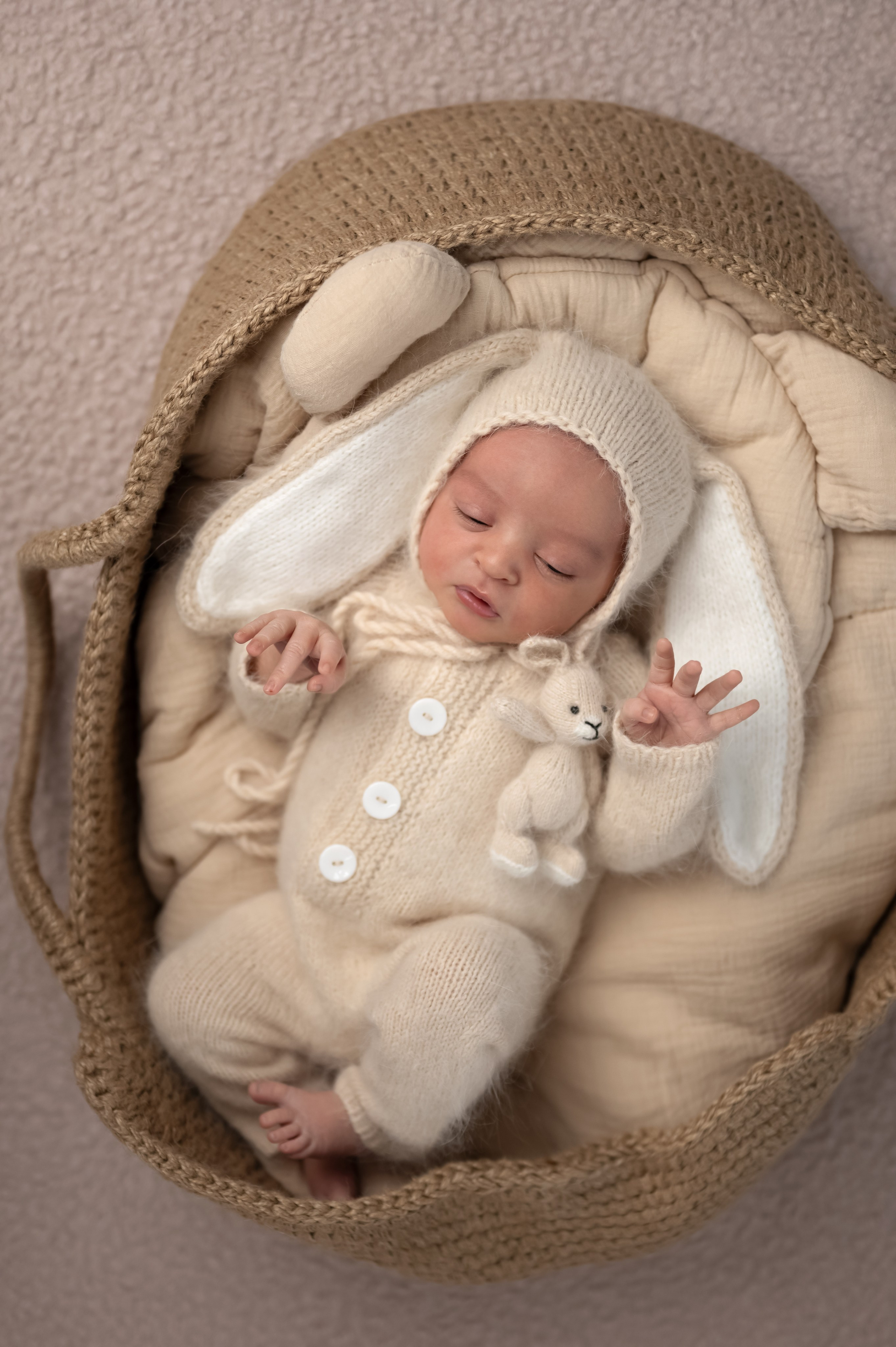 Возраст 3 недели, девочка. Фотограф новорождённых Ольга Ушакова Москва