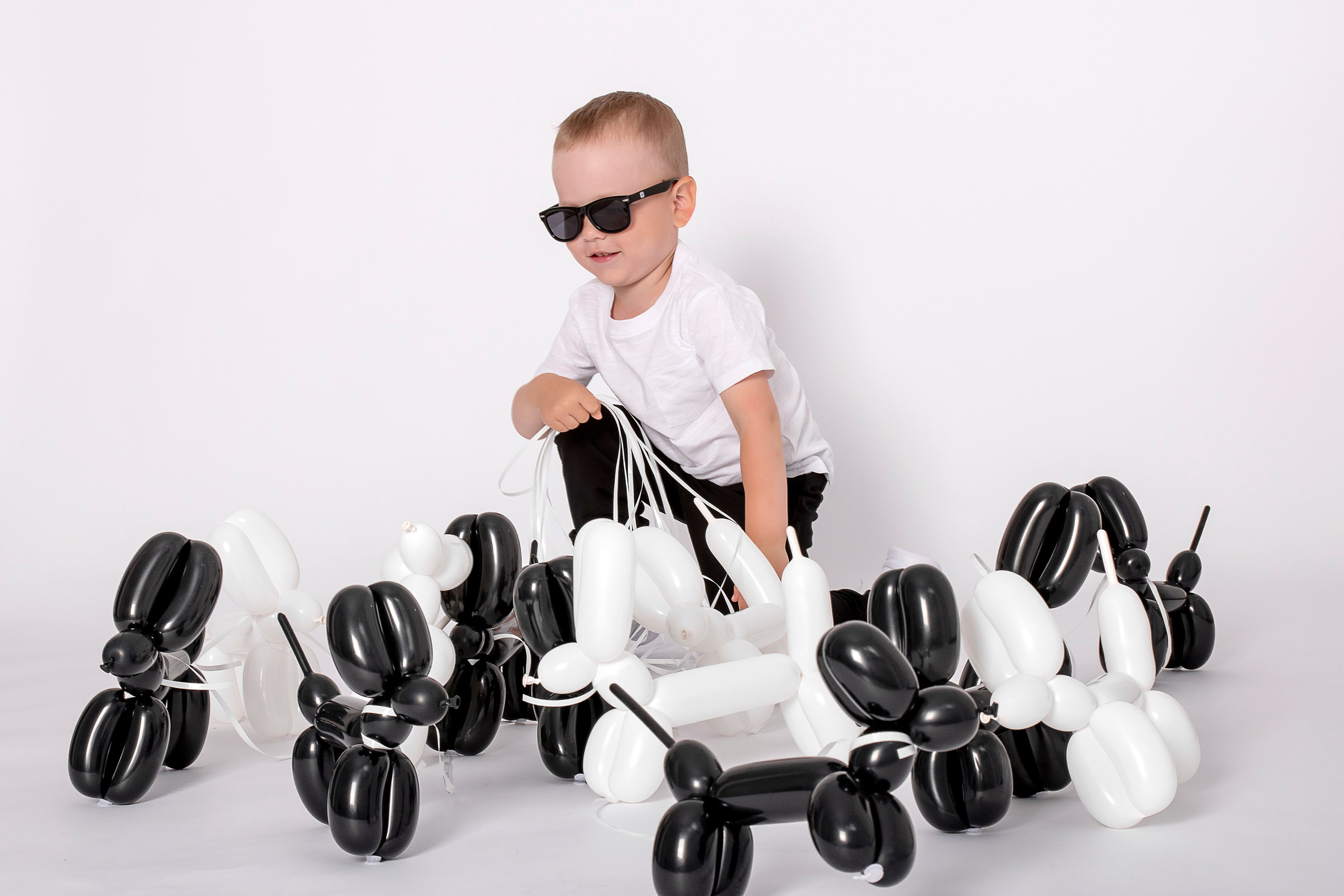 Фотосессия с воздушными шариками для Саши. Фотограф Наталья Жильцова