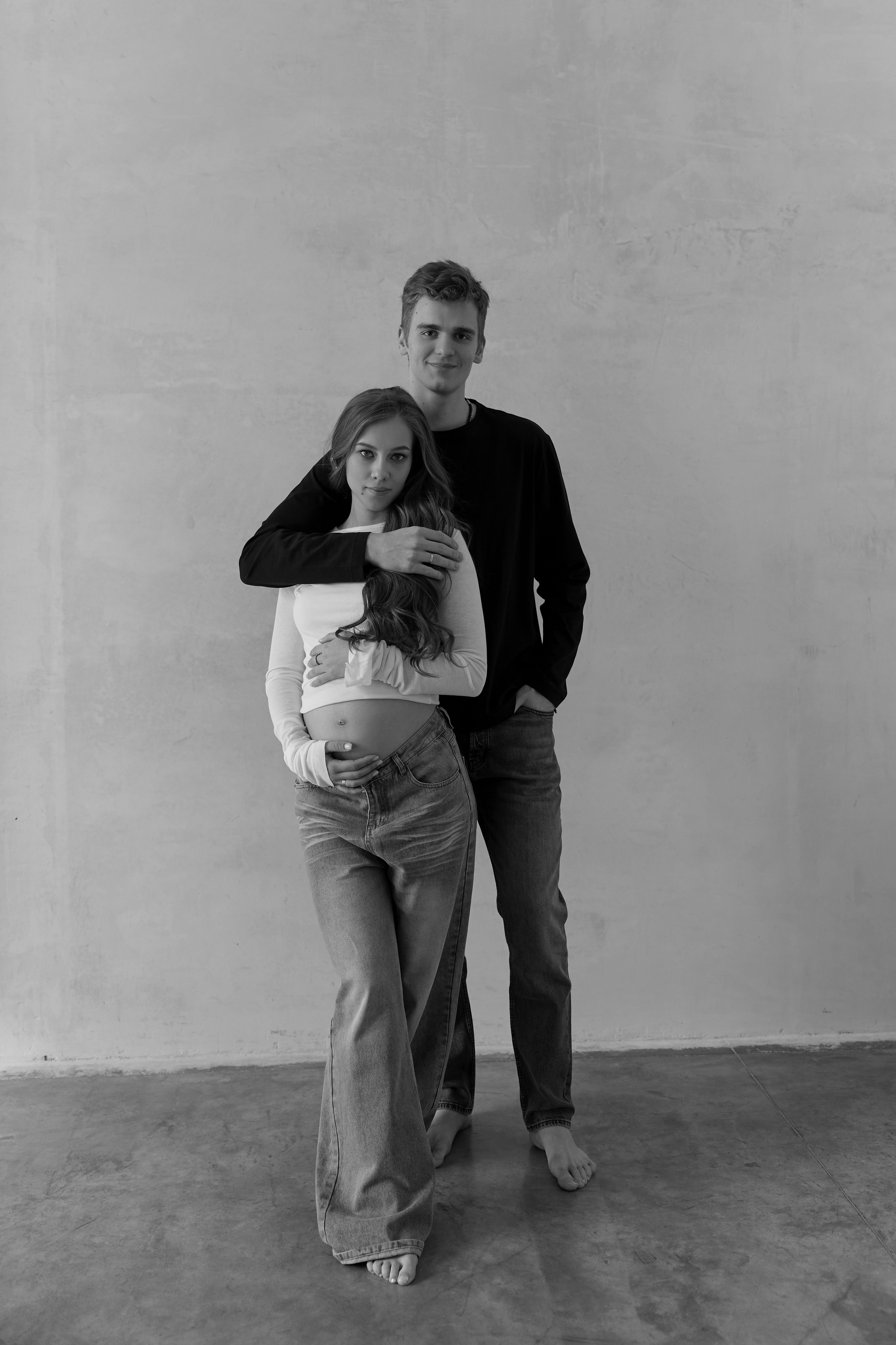 Дарья с мужем. Семейный фотограф и фотограф беременности во Владивостоке