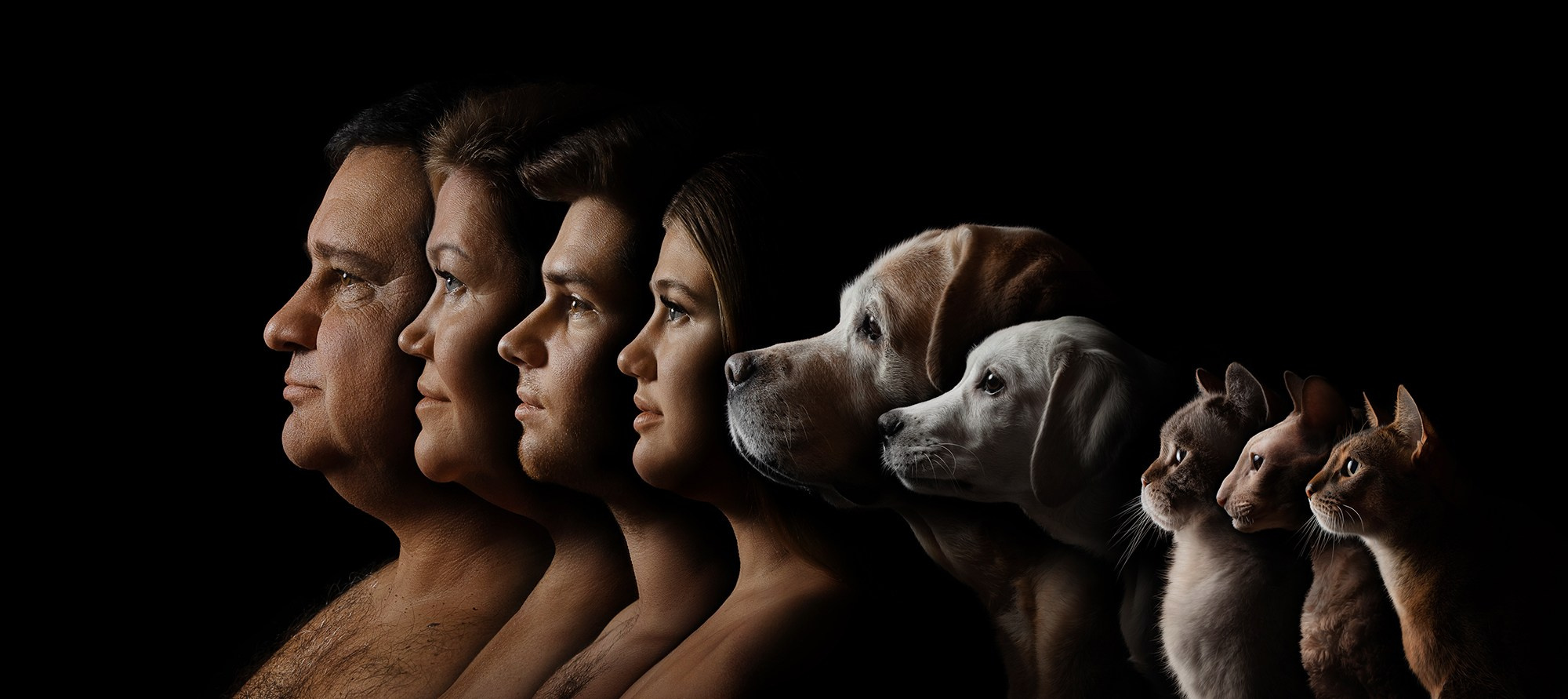 Проект портреты на чёрном фоне. Фотограф Анна Тюрина