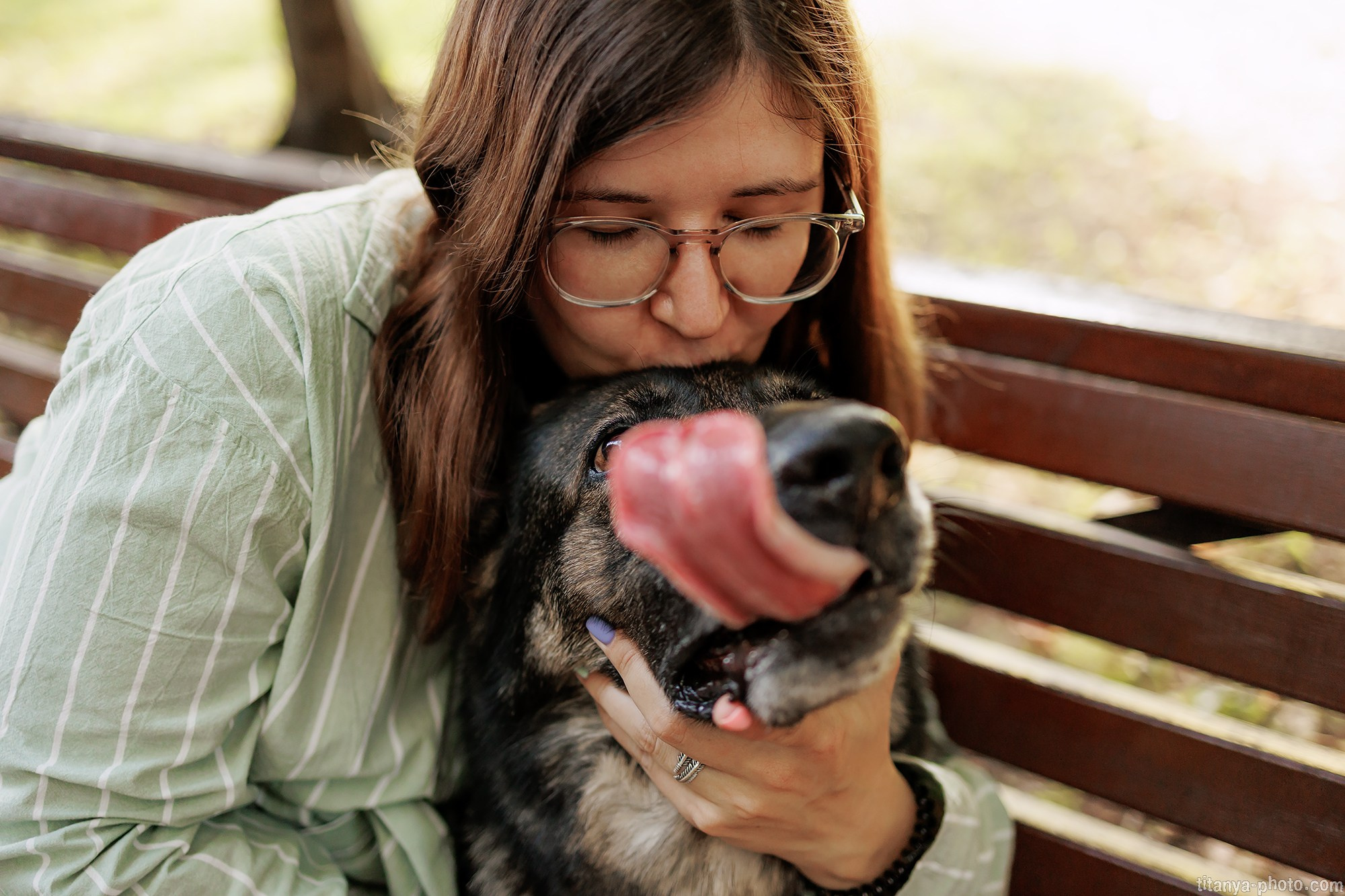 Маша и Харпи. Фотограф собак, фотограф-анималист Аня Титова (Titanya). Москва