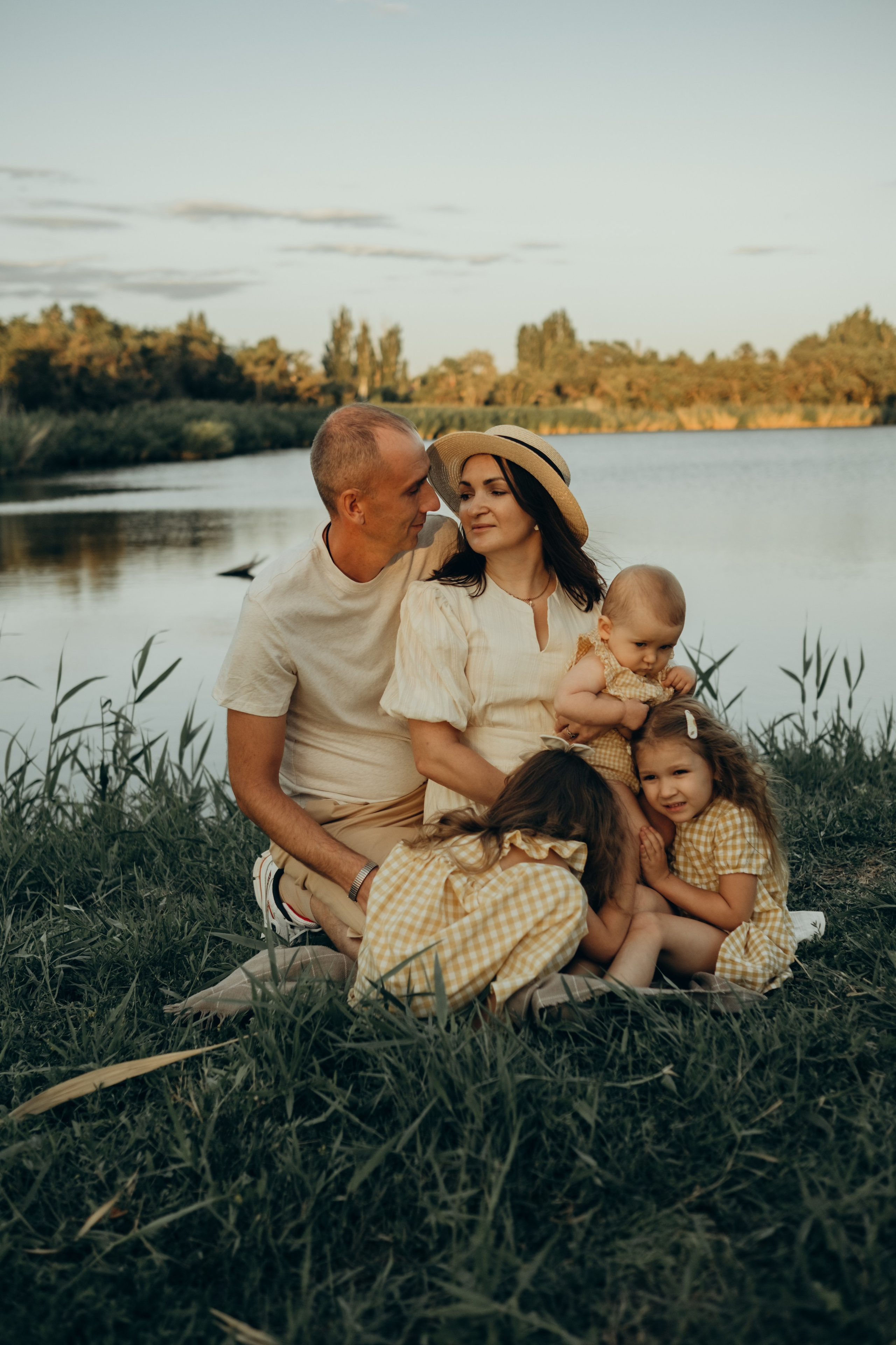 Семейная история на озере Сарпа. Фотограф в Москве Ольга Елоева