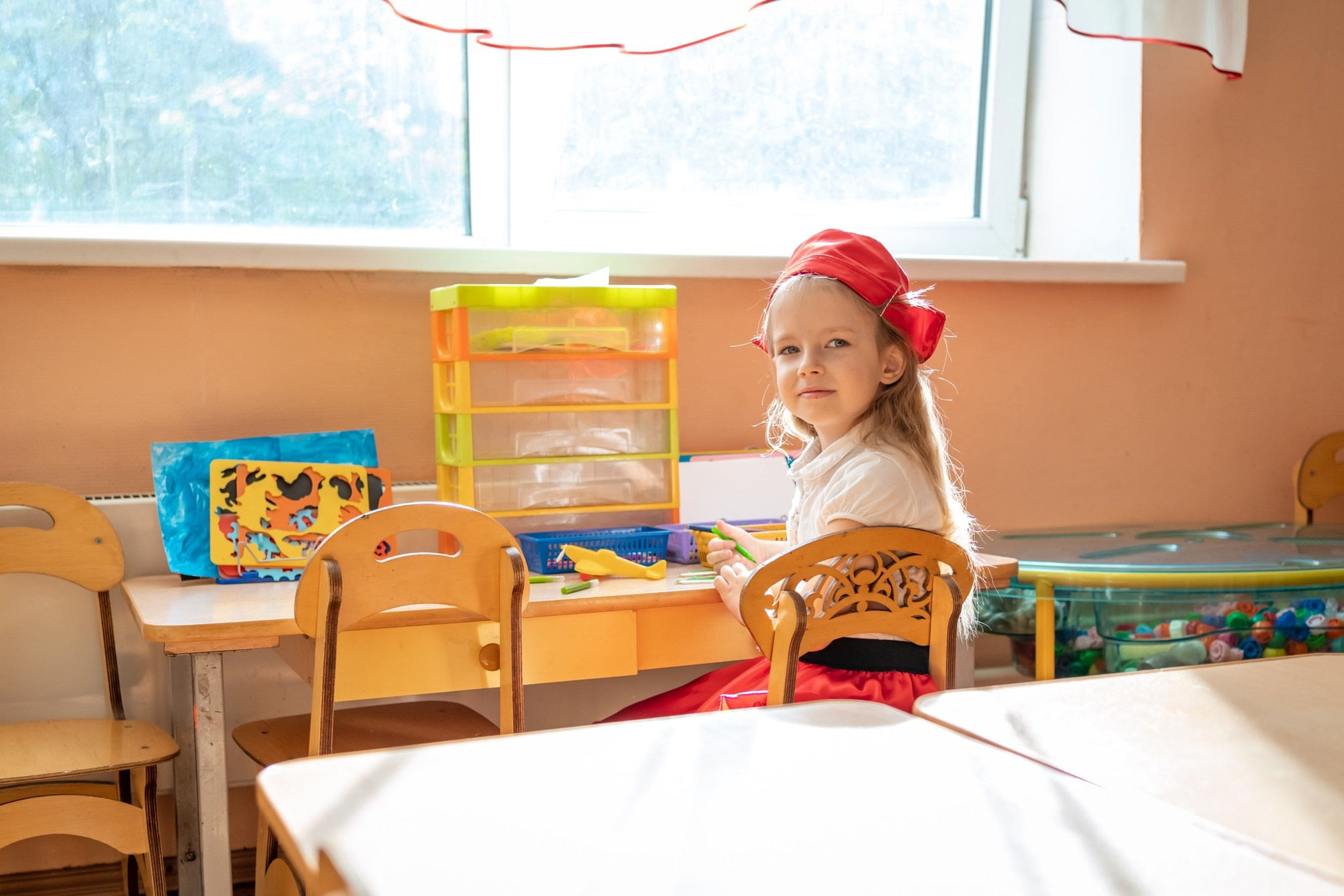 Детский садик. Семейный фотограф Варвара Сорока в городе Москве