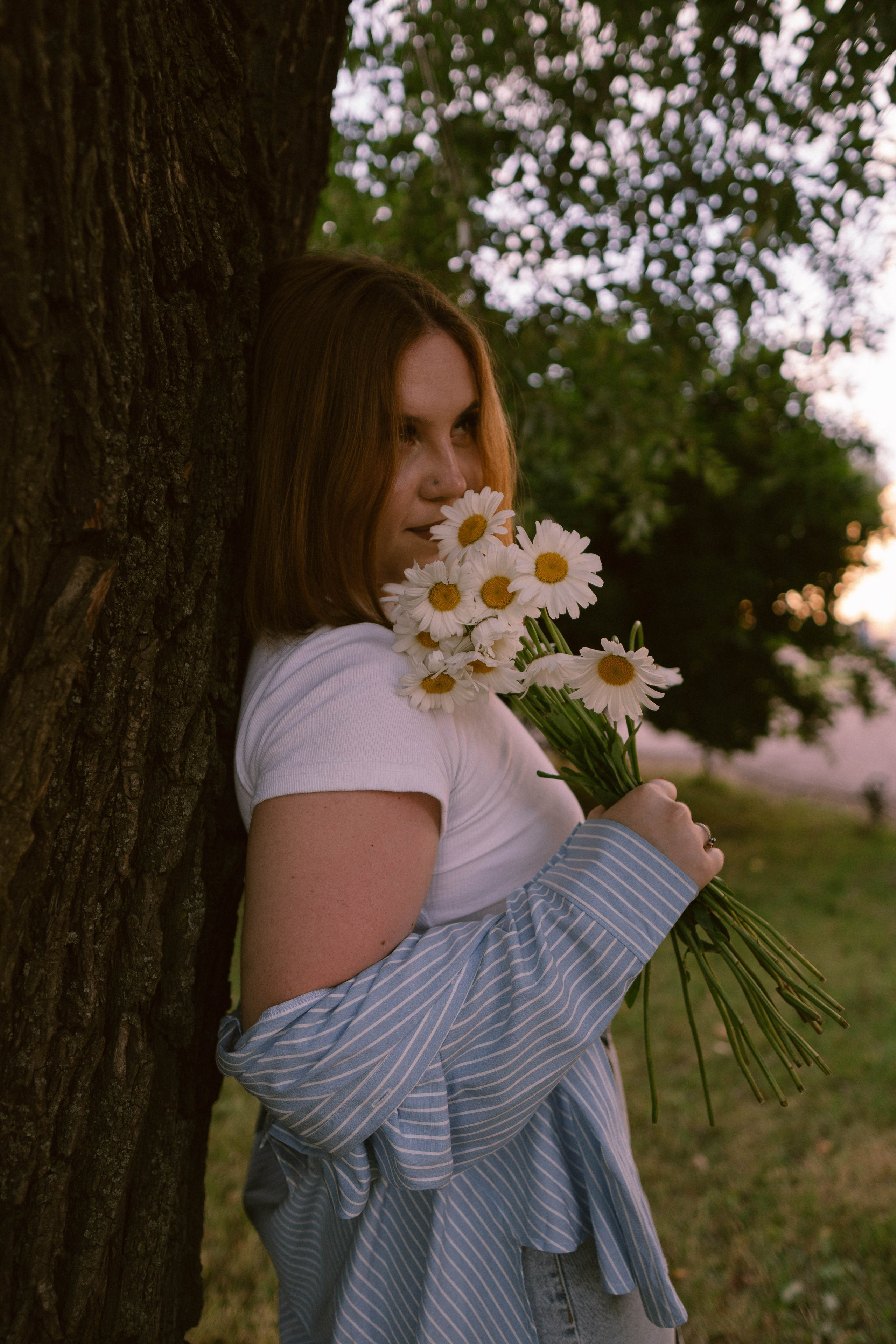 Виктория, ромашки и летний закат. Фотограф в Санкт-Петербурге Головина Анастасия