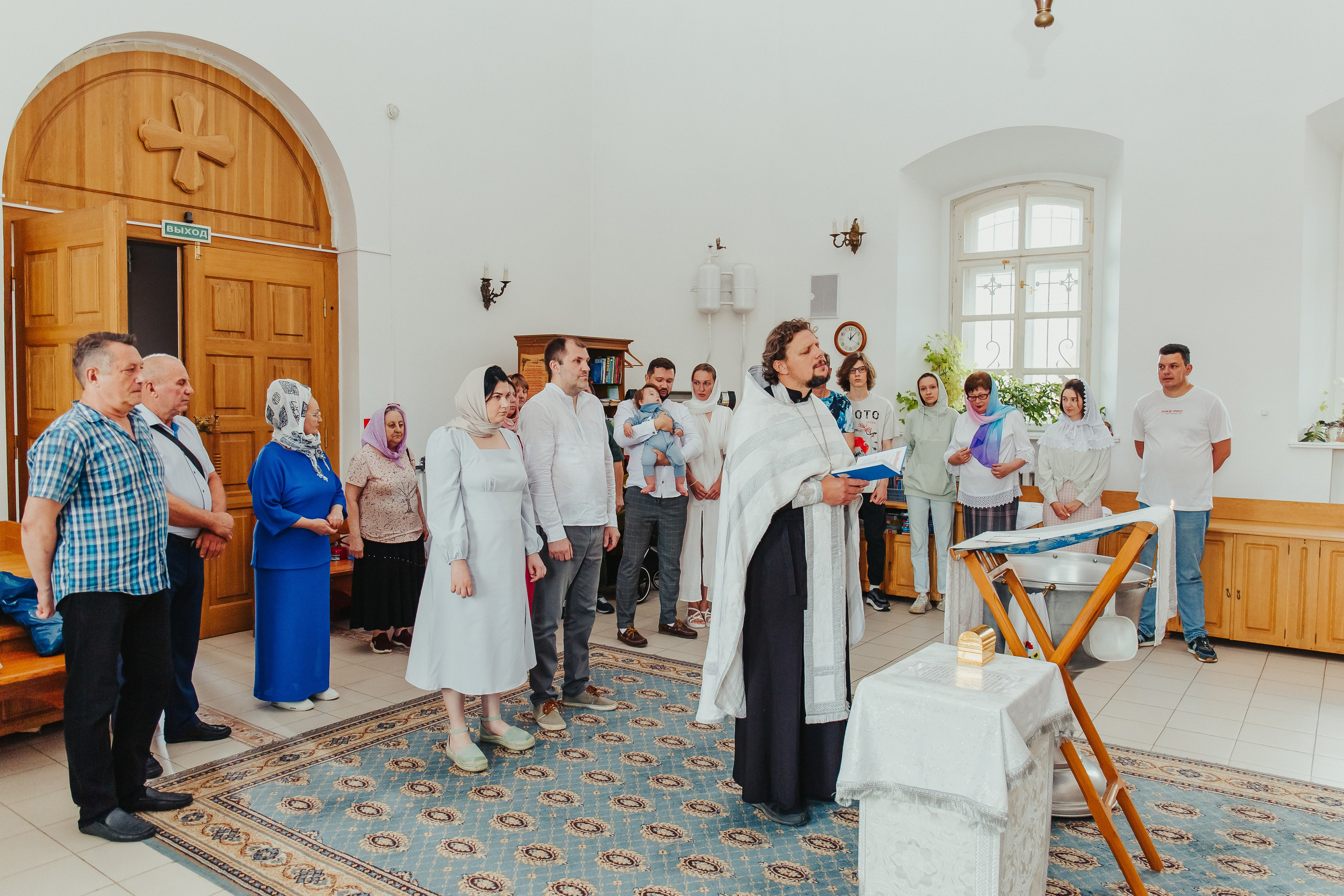 Фотосъемка Крещения ребенка. Фотограф новорожденных и детский в Сергиевом Посаде Кругликова Юлия