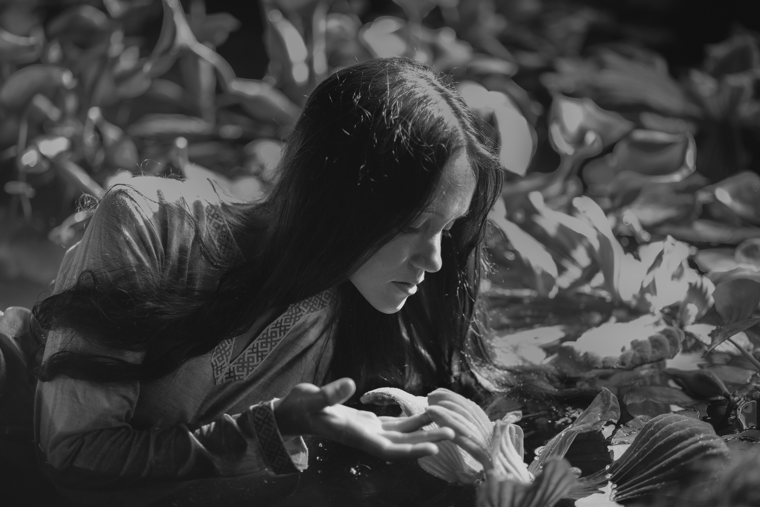 Татьяна в кувшинках. Фотограф в Новосибирске Краснова Евгения