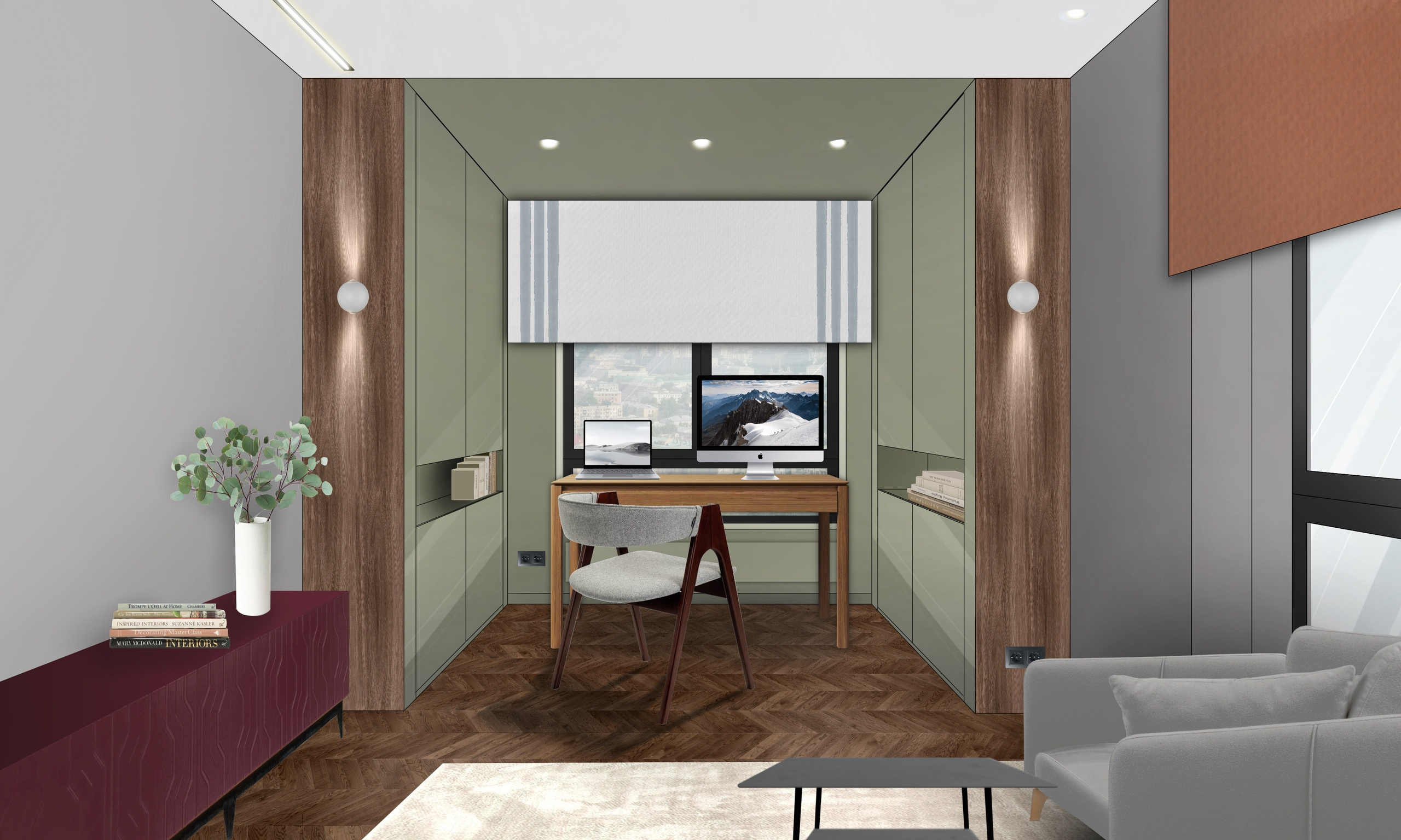 Квартира (дизайнер Елена Яушкина). Дизайн интерьеров по всему миру