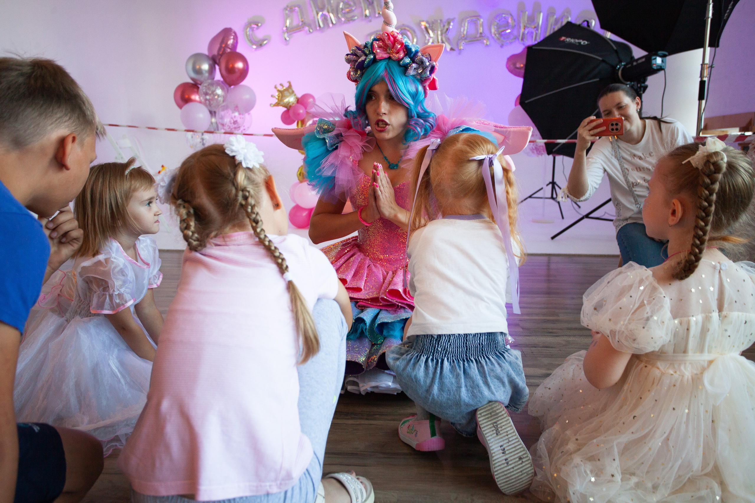 День рождения в фотостудии. Фотограф Дарья Локотко в Красноярске