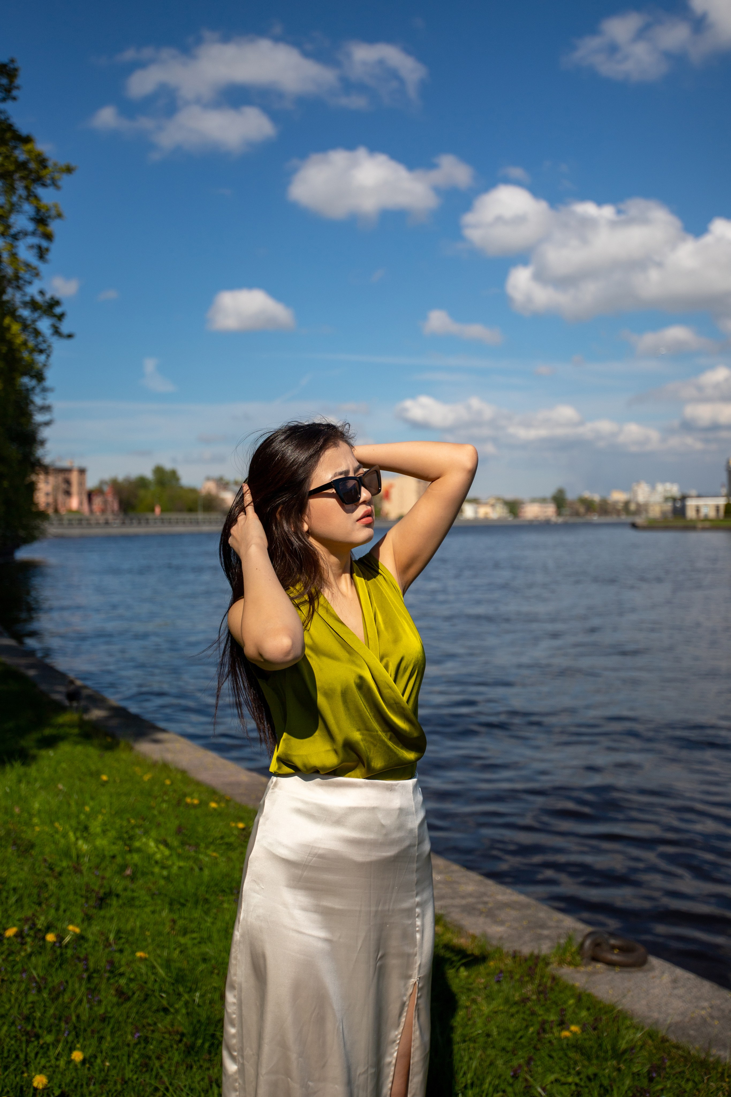 Фотосессия девушки в ЦПКО. Портретный фотограф в Санкт-Петербурге Надежда Капранова