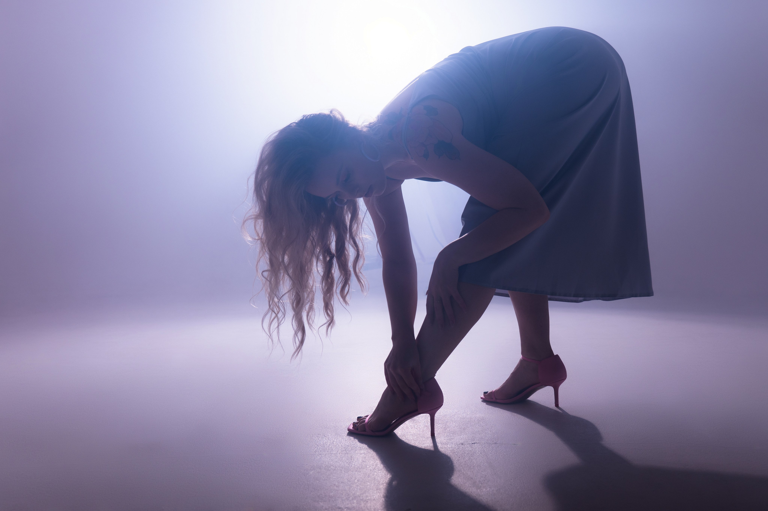 Женская фотосессия на циклораме. Портретный и репортажный фотограф в Сочи Рамодина Юлия