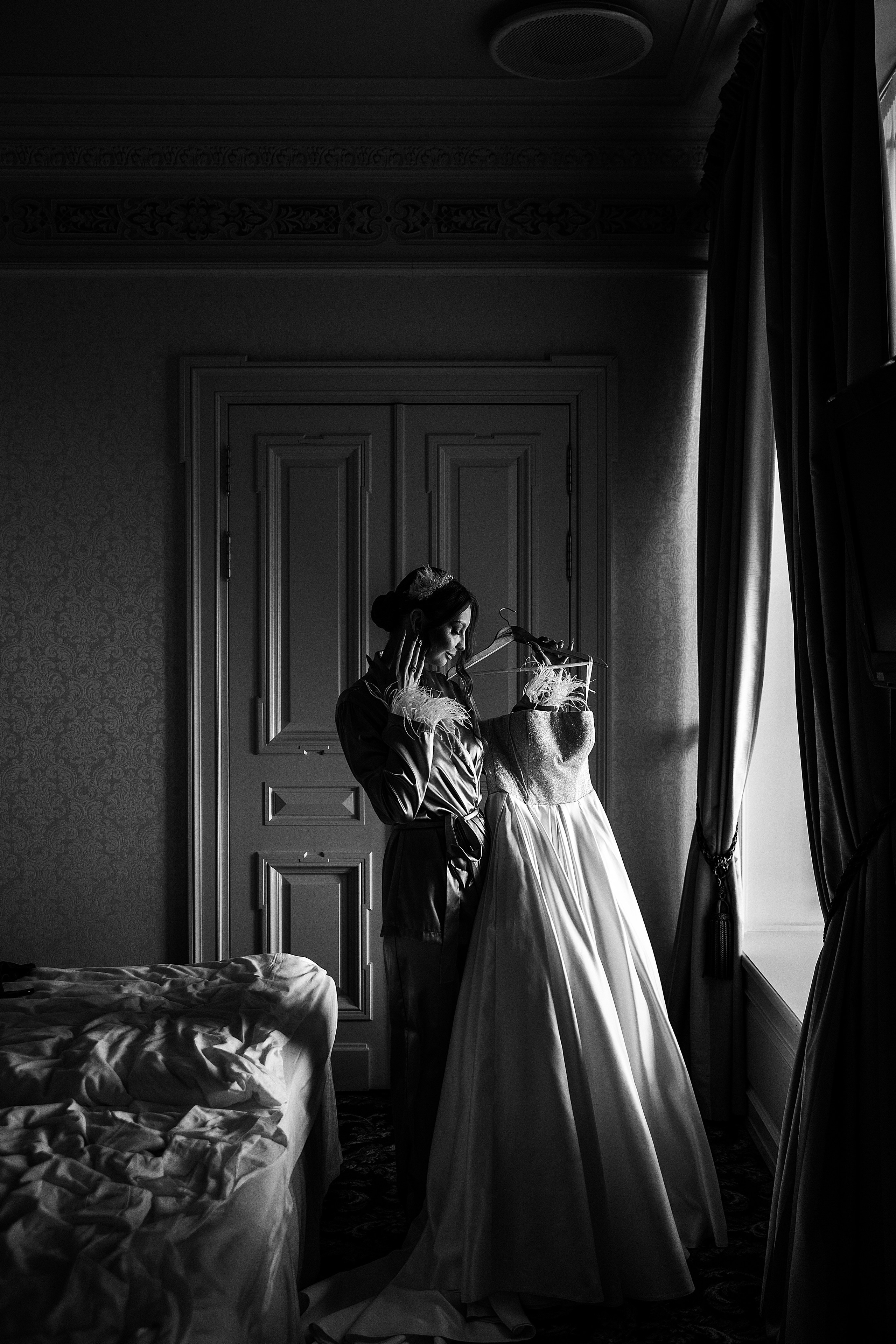 Утро в отеле Талион. Свадебный фотограф Санкт-Петербург  Москва