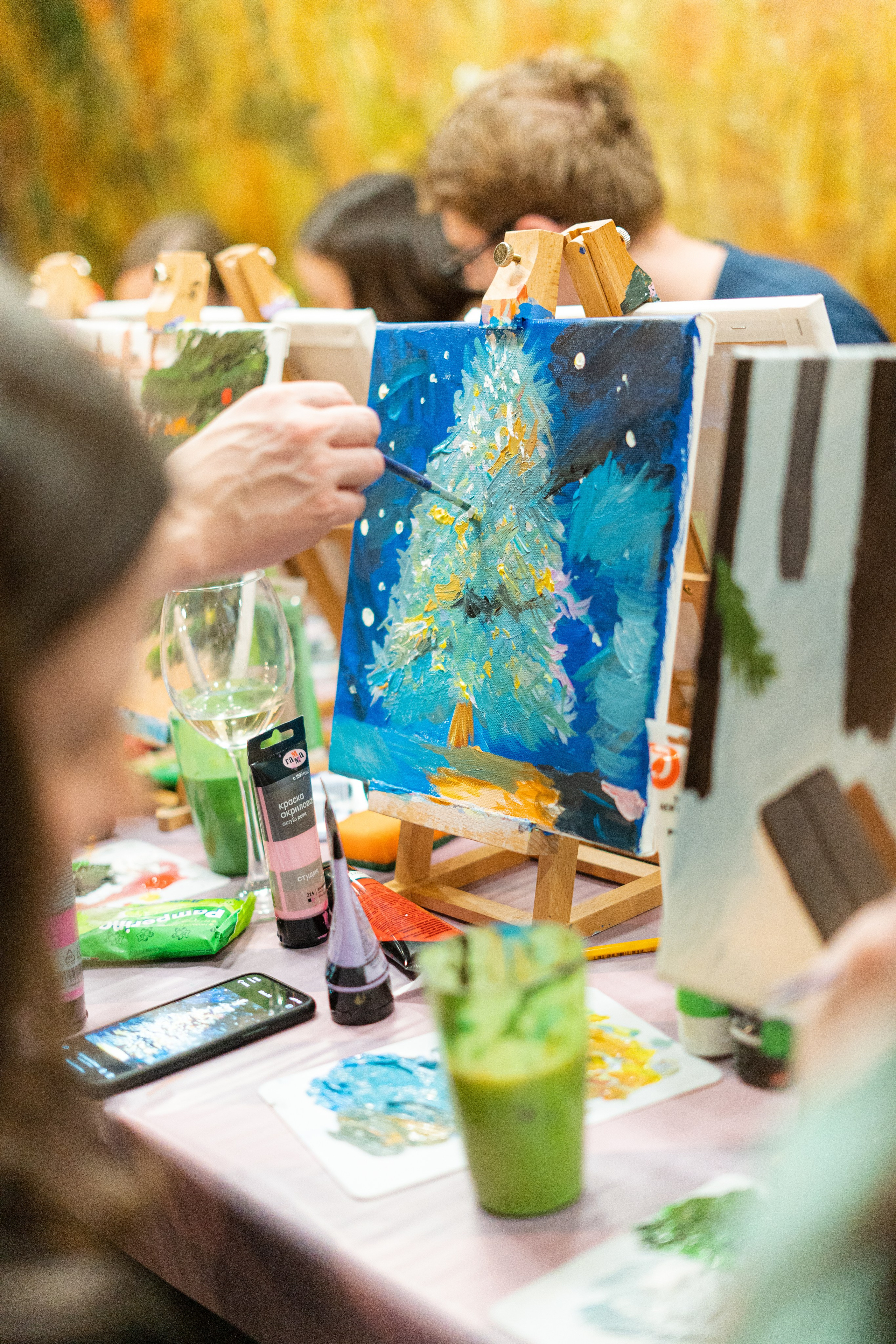 Корпоратив Teach Me Art 2. Портретный фотограф в Москве и Санкт-Петербурге Арина Чех