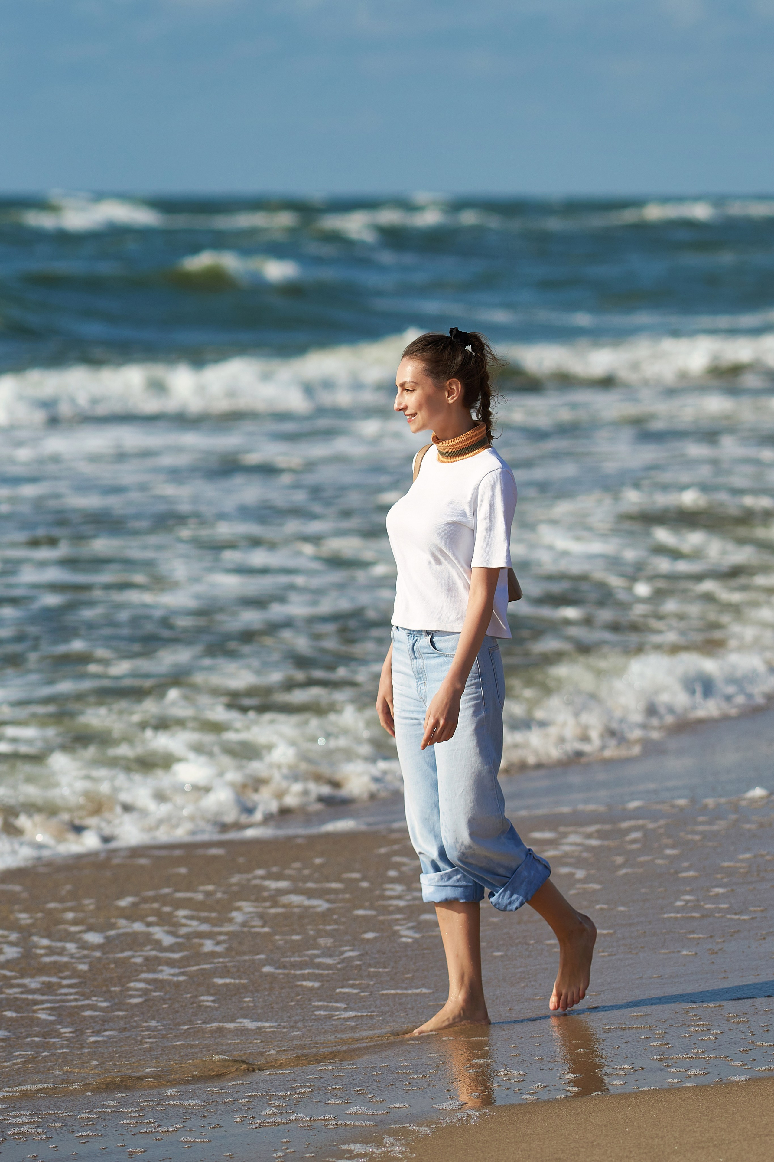 Фотосессия на Балтийском море. На Куршской косе