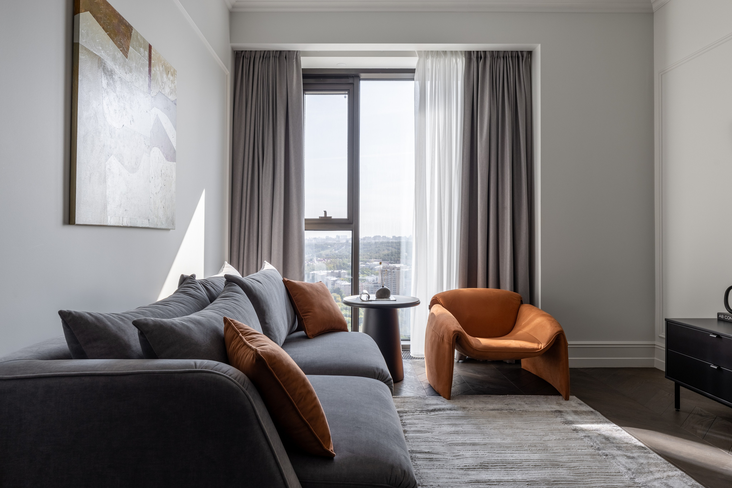 Дизайнерские апартаменты в ЖК «Поклонная 9». Veselinskiy| Интерьерный фотограф | Москва