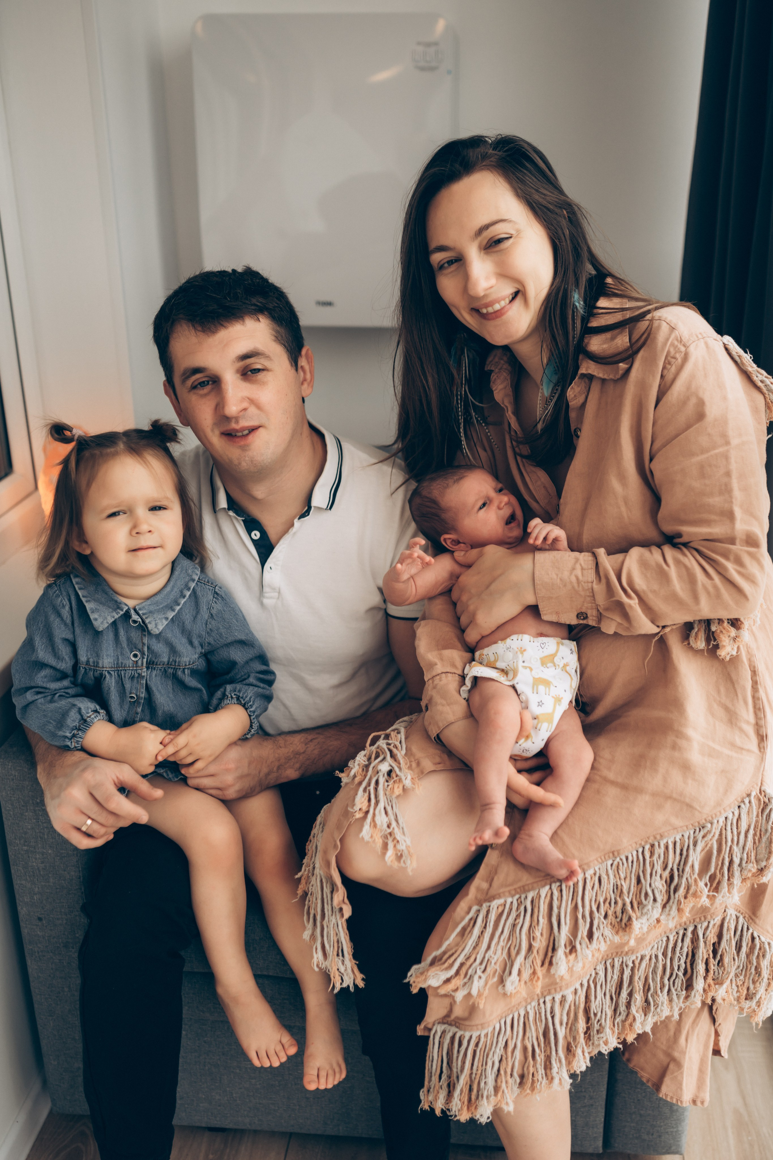 Воскресное утро семьи Алин. Семейный фотограф в Томске Зарина Азизбаева