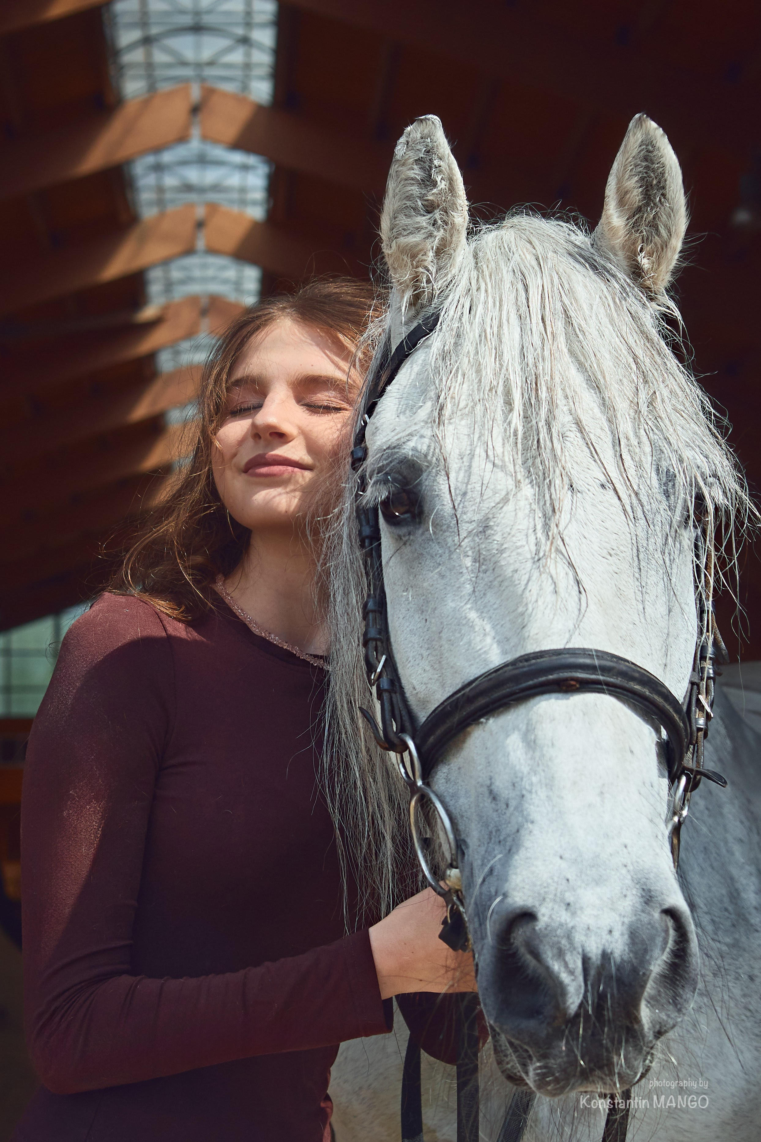 Фотопрогулка для Виктории и Полины на лошадях. Фотограф в Рязани. Свадьба, семейное фото, портрет. Константин Манго