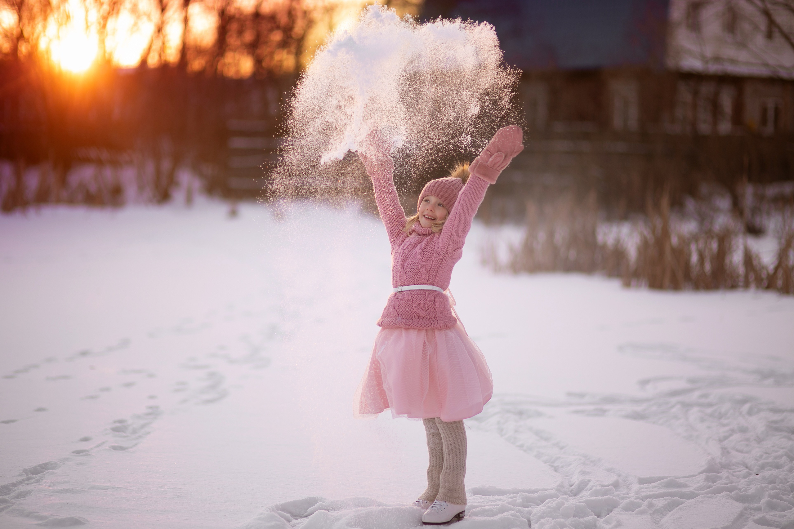 Зимние узоры. Семейный фотограф в Москве