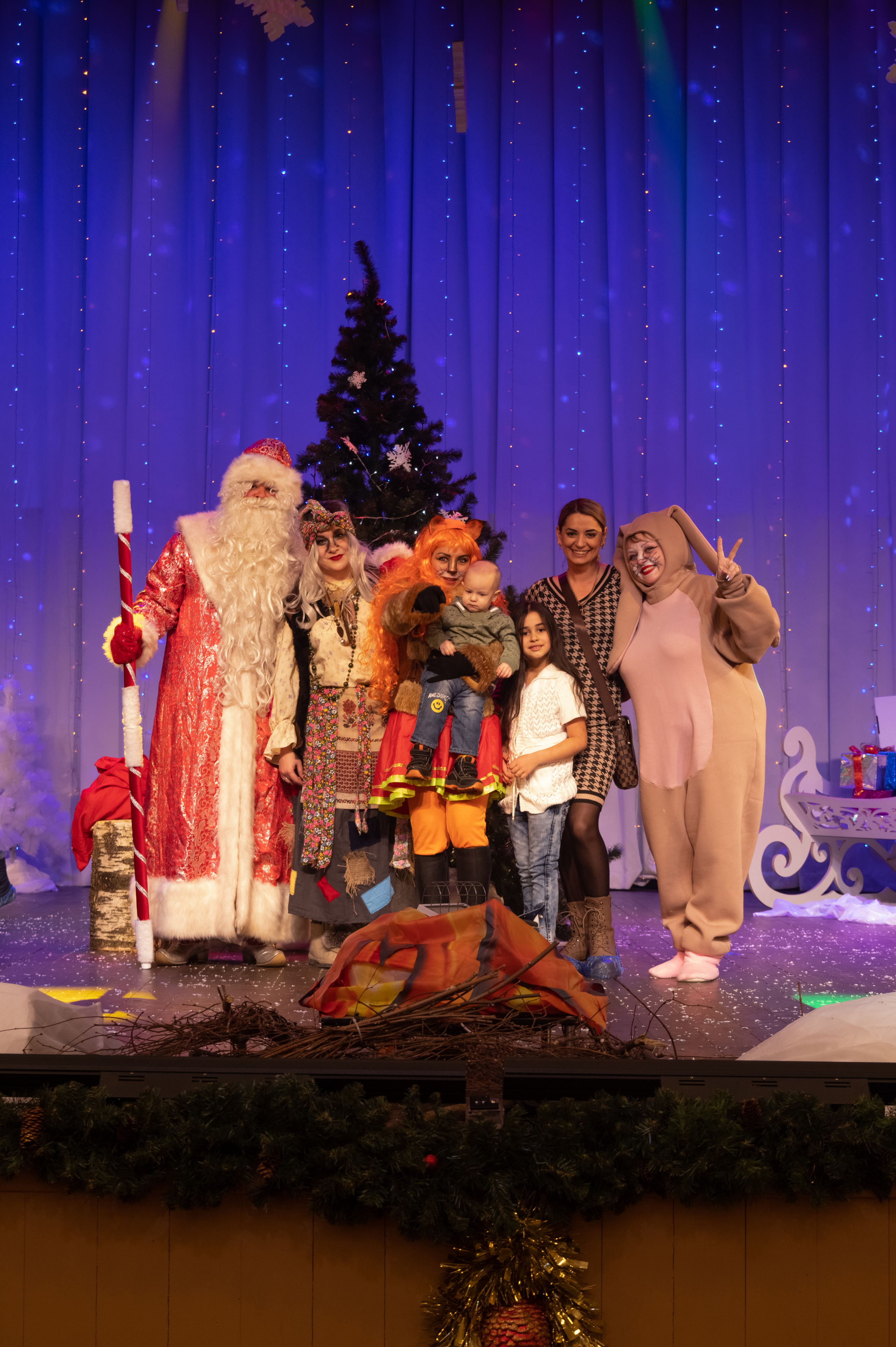 Новогодний концерт. Фотограф Светлана Воронцова