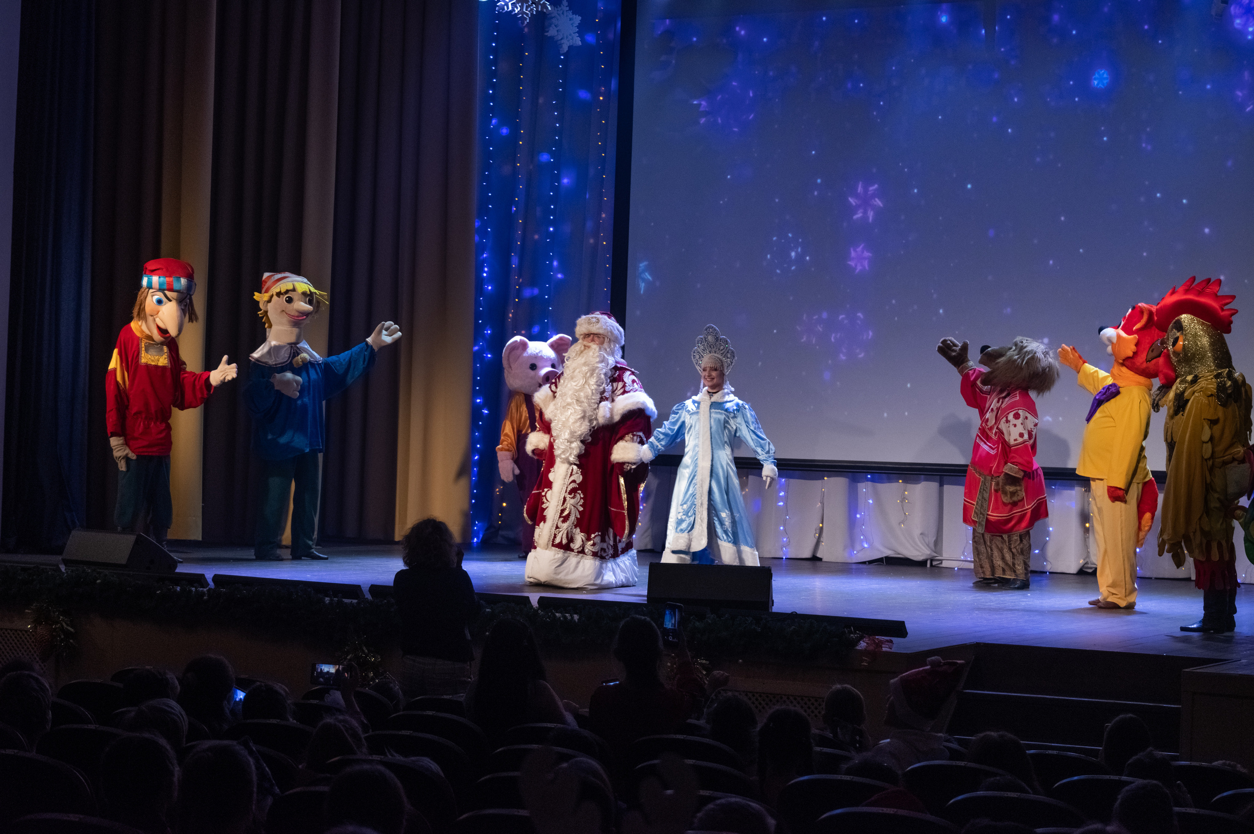 Новогодний концерт. Фотограф Светлана Воронцова