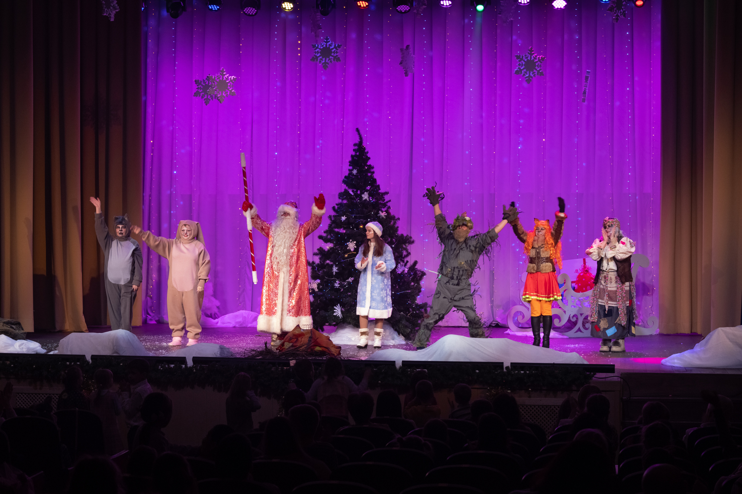 Новогодний концерт. Фотограф Светлана Воронцова